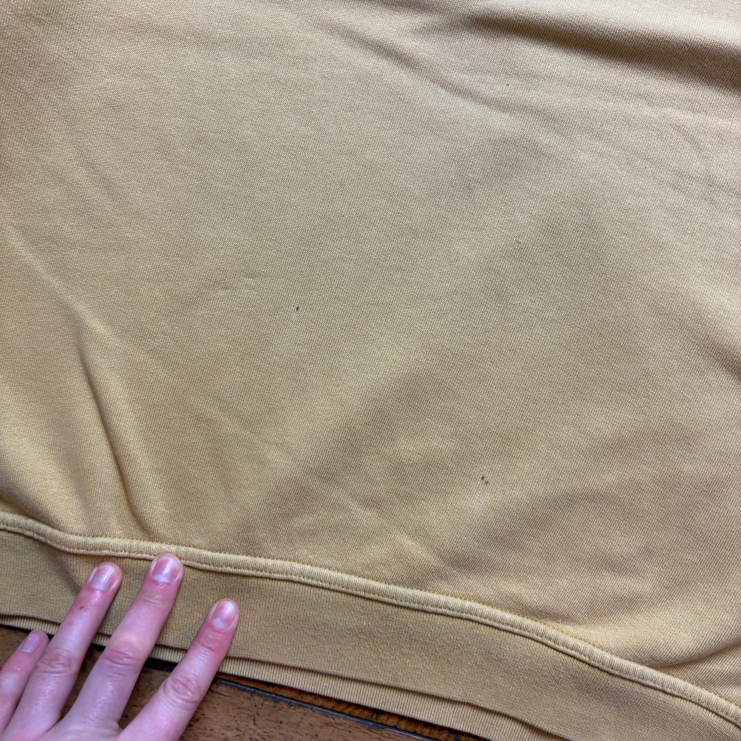 Vintage 90s Sailing Yacht Embroidered Graphic Yellow Sweatshirt - L