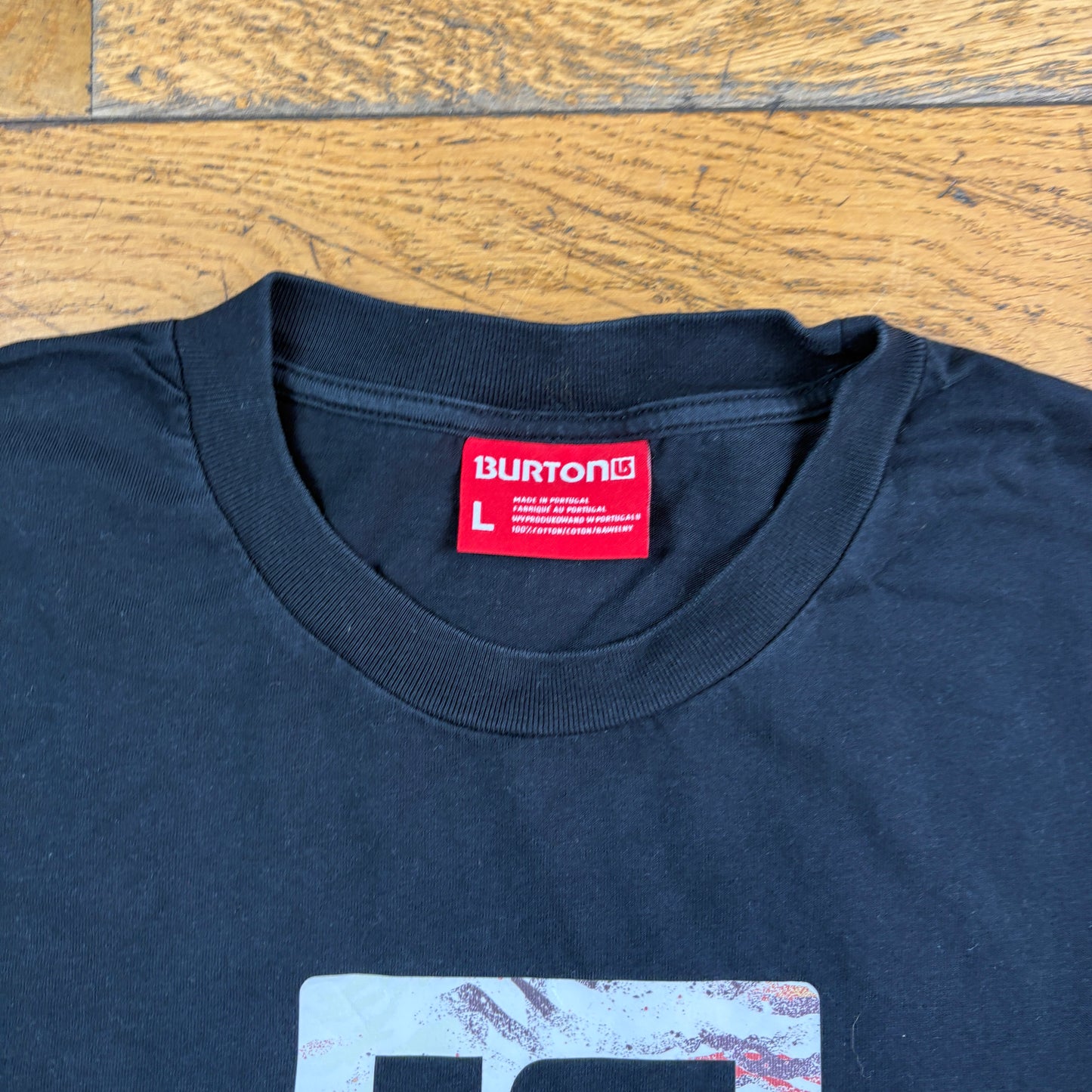 Vintage Burton Black Snowboard Skate Graphic T-Shirt - M