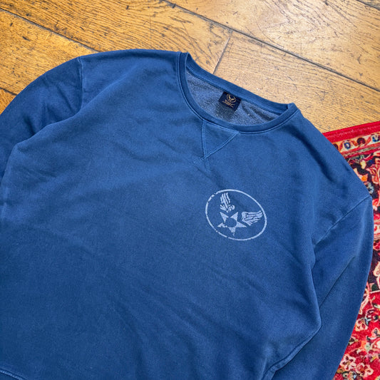 Vintage Avirex Blue Sweatshirt - L