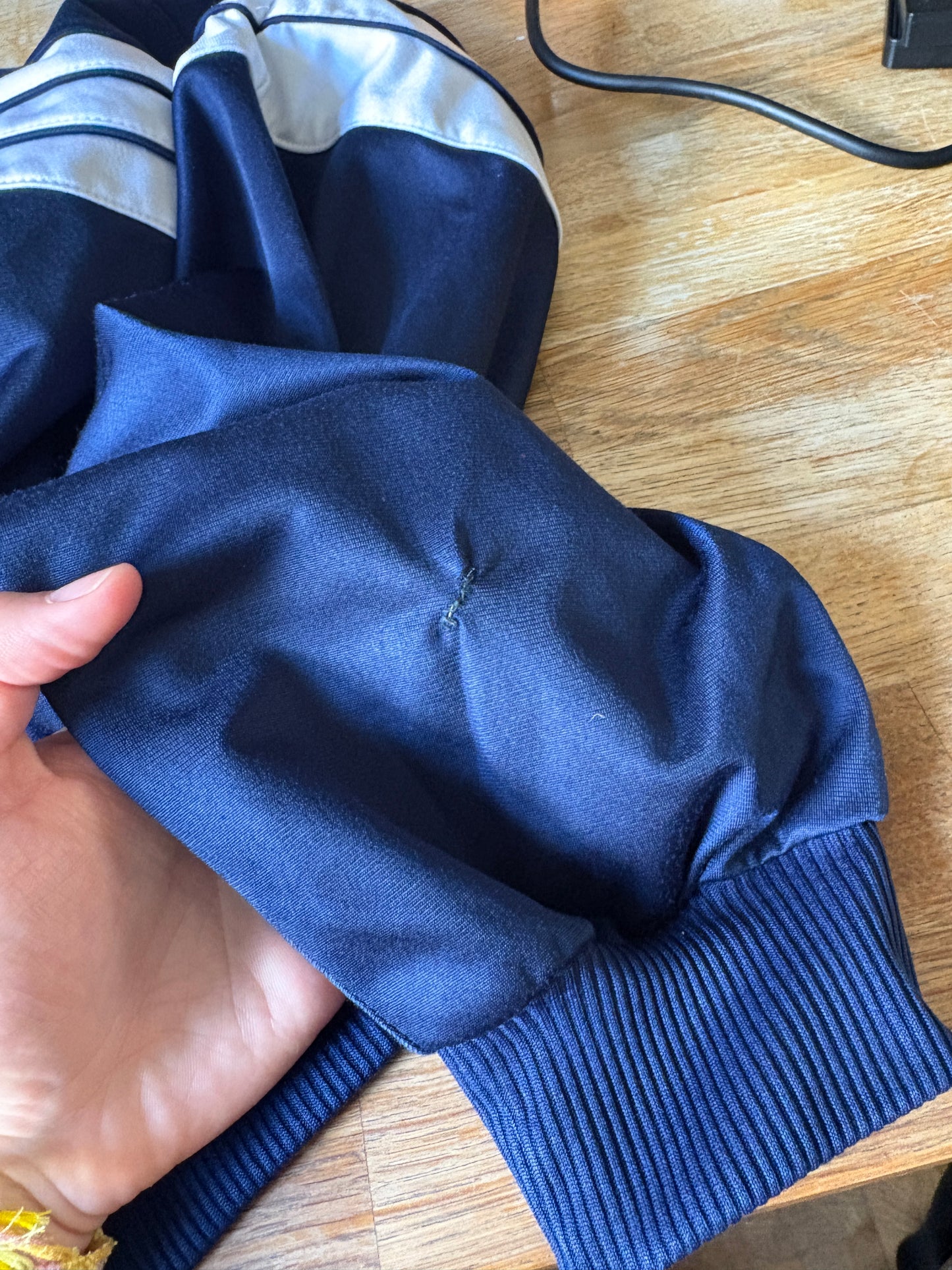 Vintage Adidas Navy 90s Tracksuit Track Jacket - M