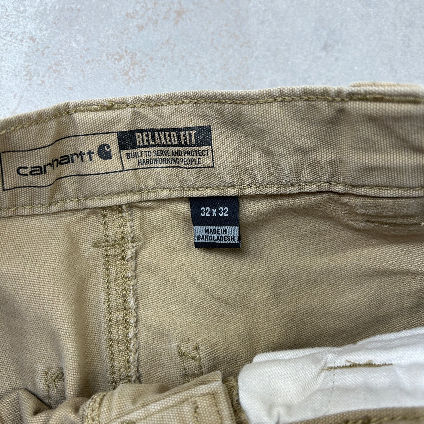 Vintage Carhartt Workwear Carpenter Brown Shorts - 32