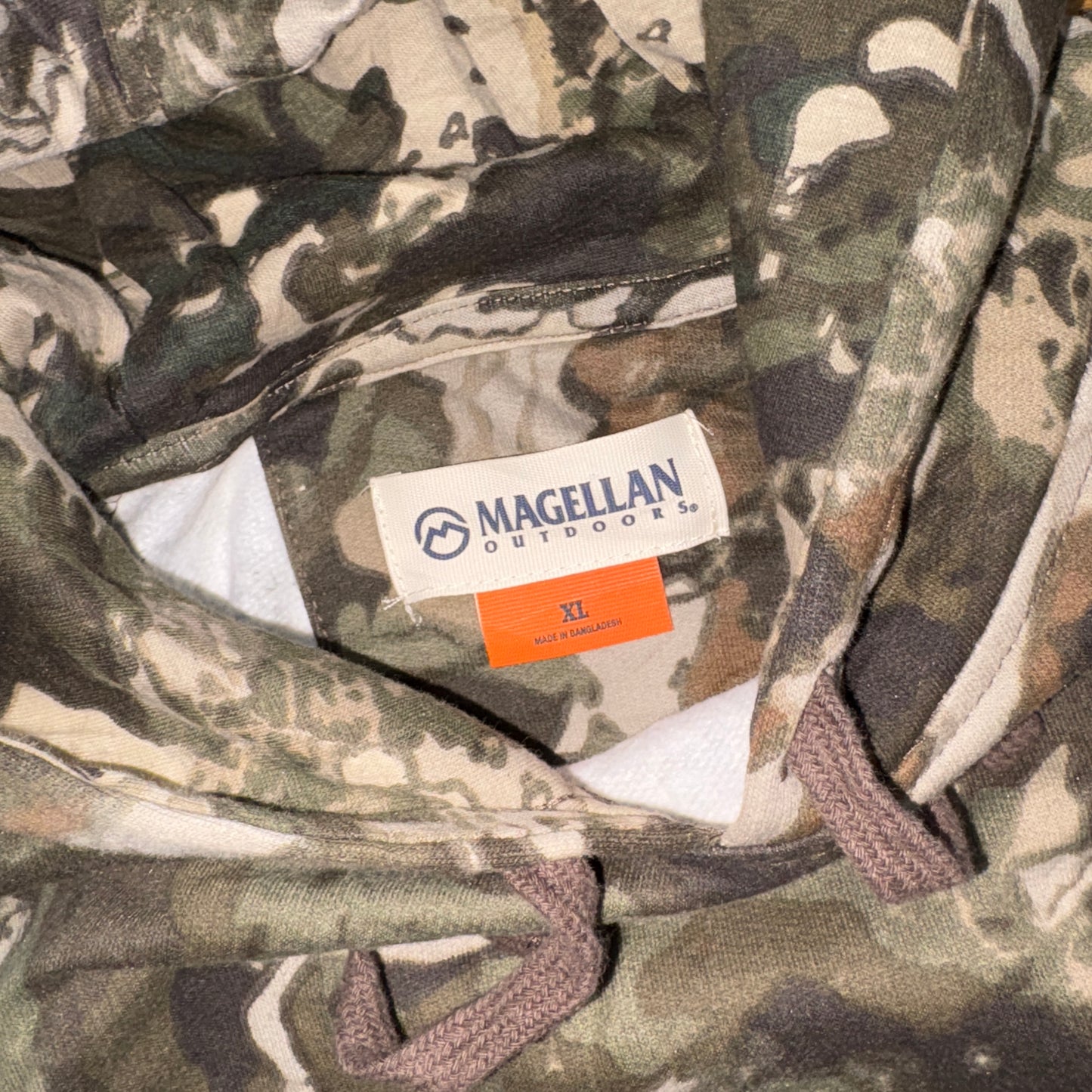 Vintage Realtree Camo Green Hoodie Sweatshirt - XL
