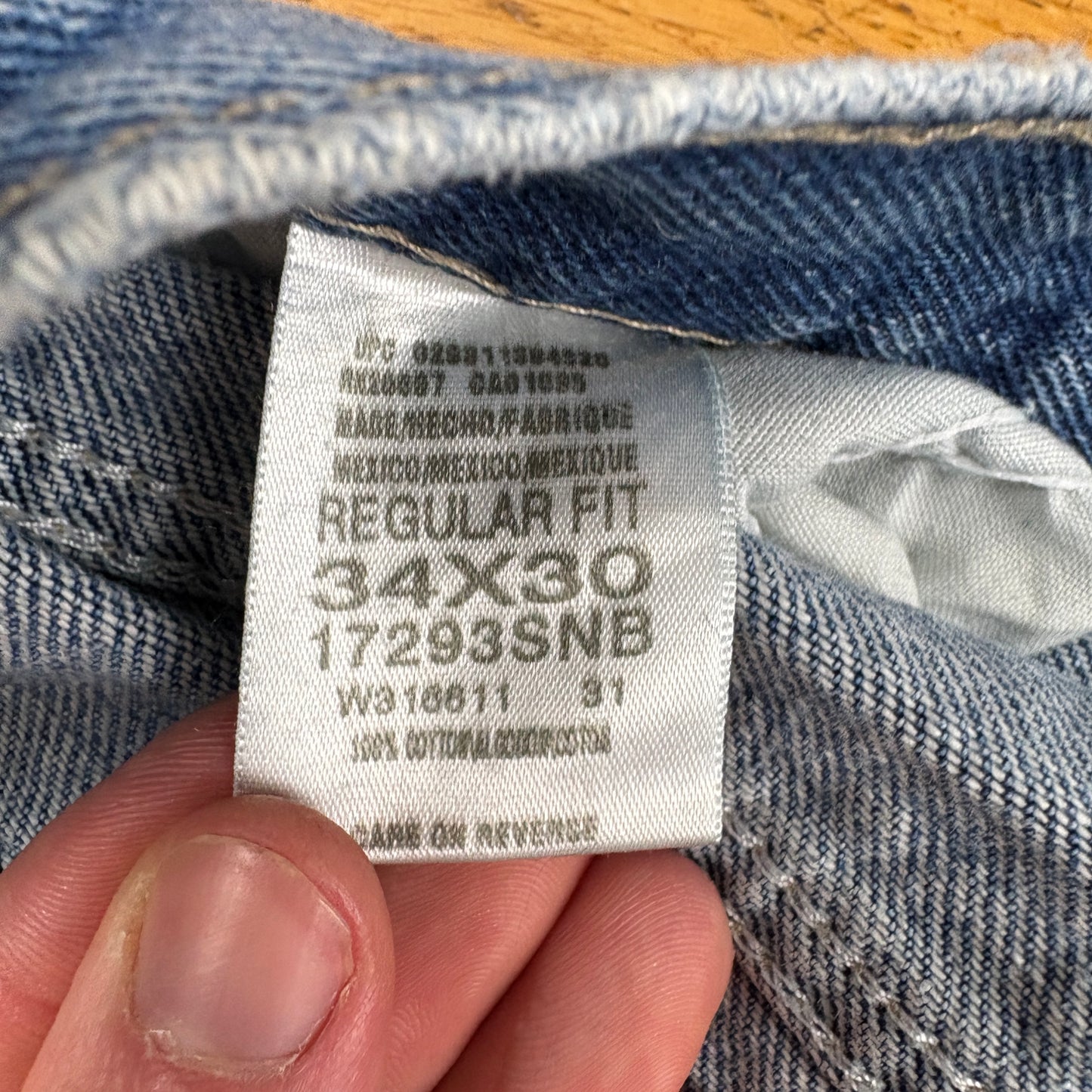 Vintage Dickies Blue Workwear Carpenter Baggy Jeans - 34