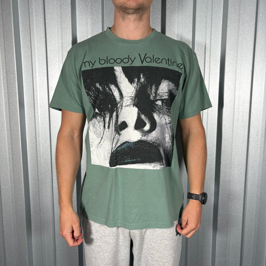 Supreme X My Bloody Valentine Green Band T Shirt - L