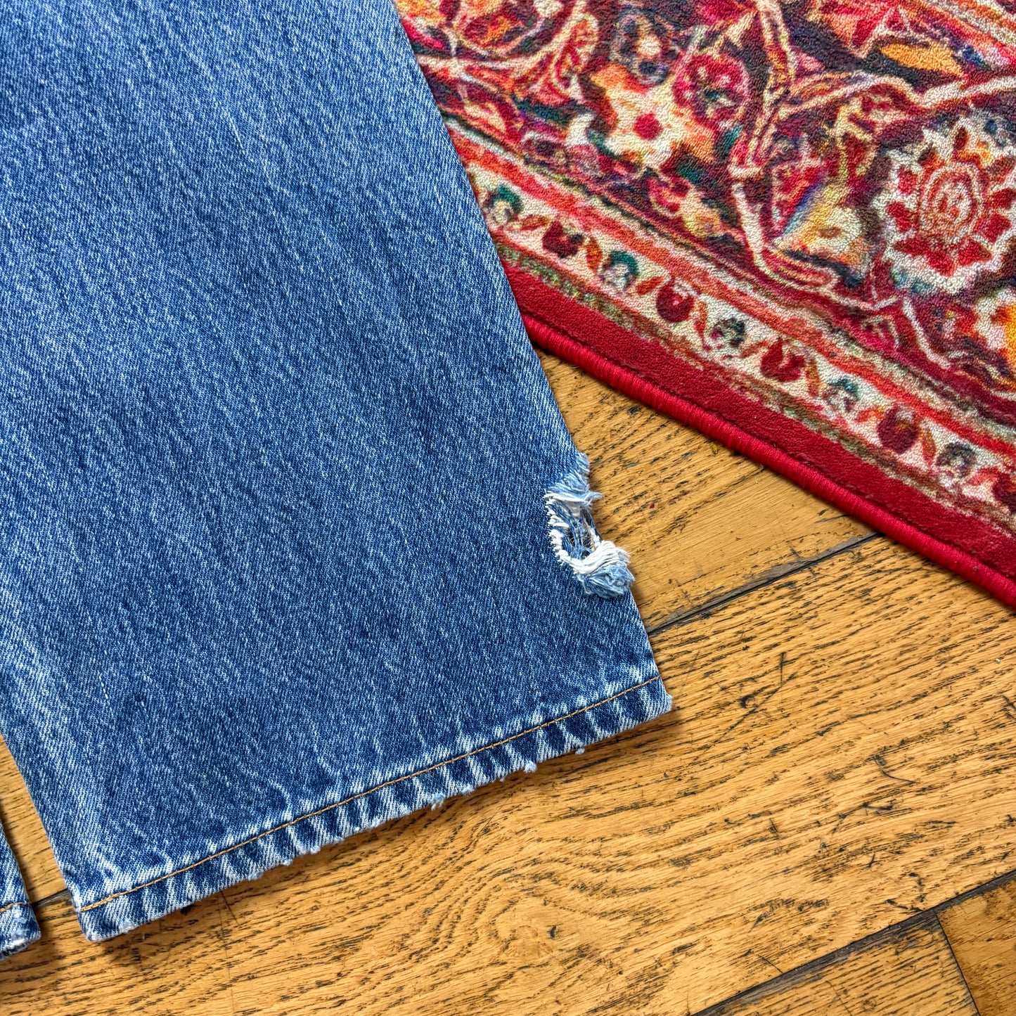 Vintage Levis 501 Straight Blue Denim Jeans - 31S