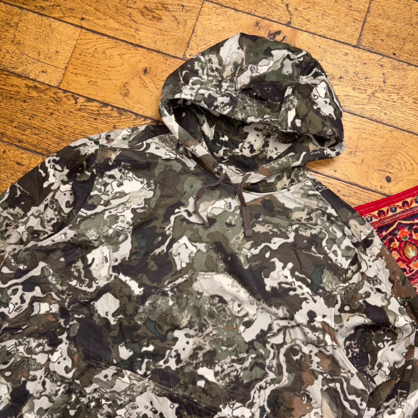 Vintage Realtree Camo Green Hoodie Sweatshirt - XL
