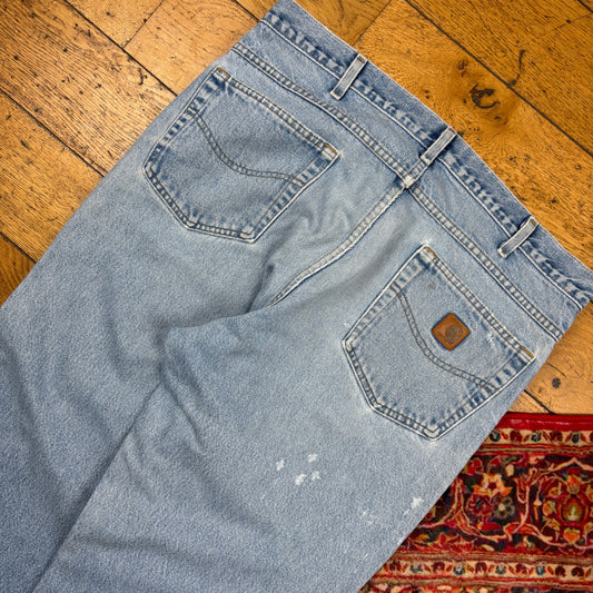 Vintage Carhartt Blue Workwear Carpenter Jeans - 38