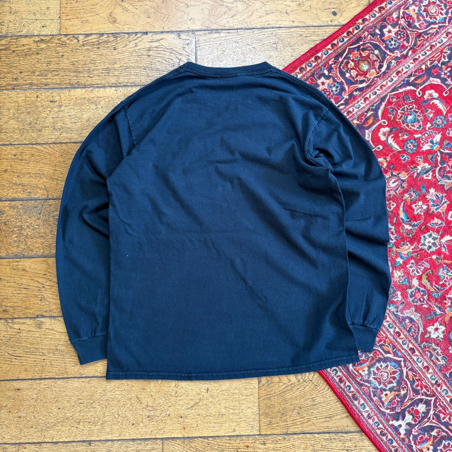 Vintage Thrasher Black Skate Long Sleeve Graphic T-Shirt - S