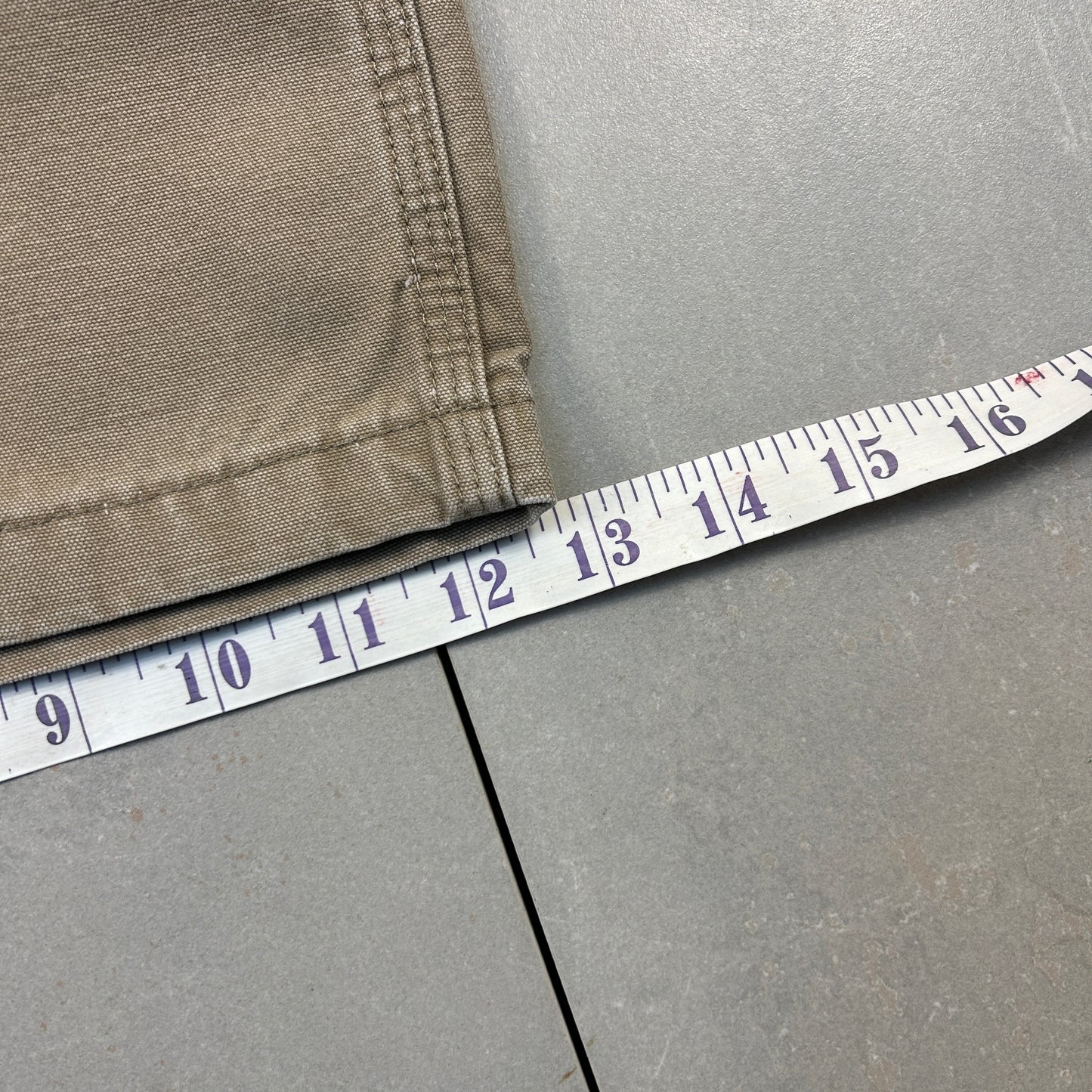 Vintage Wrangler Cream Workwear Carpenter Baggy Shorts - 42