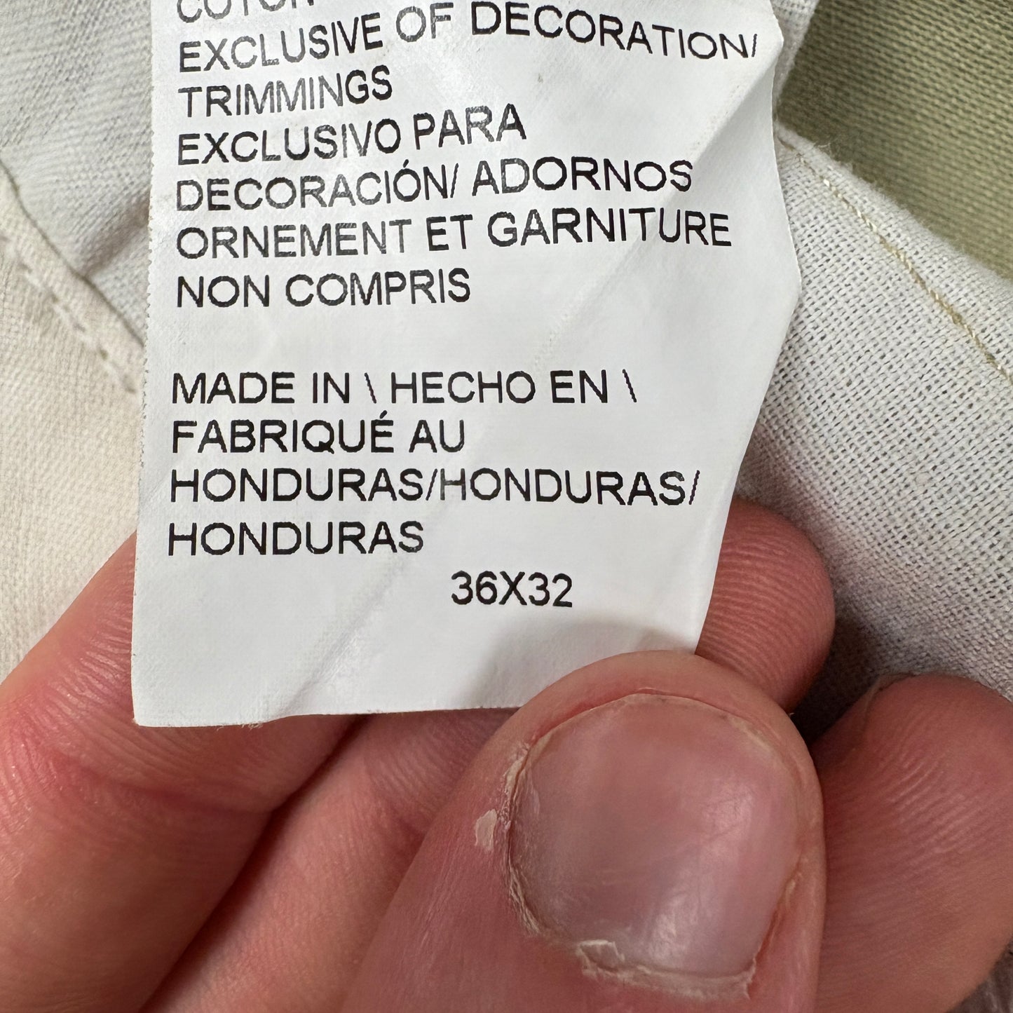 Vintage Dickies 874 Cream Baggy Skate Chino Trousers - 36