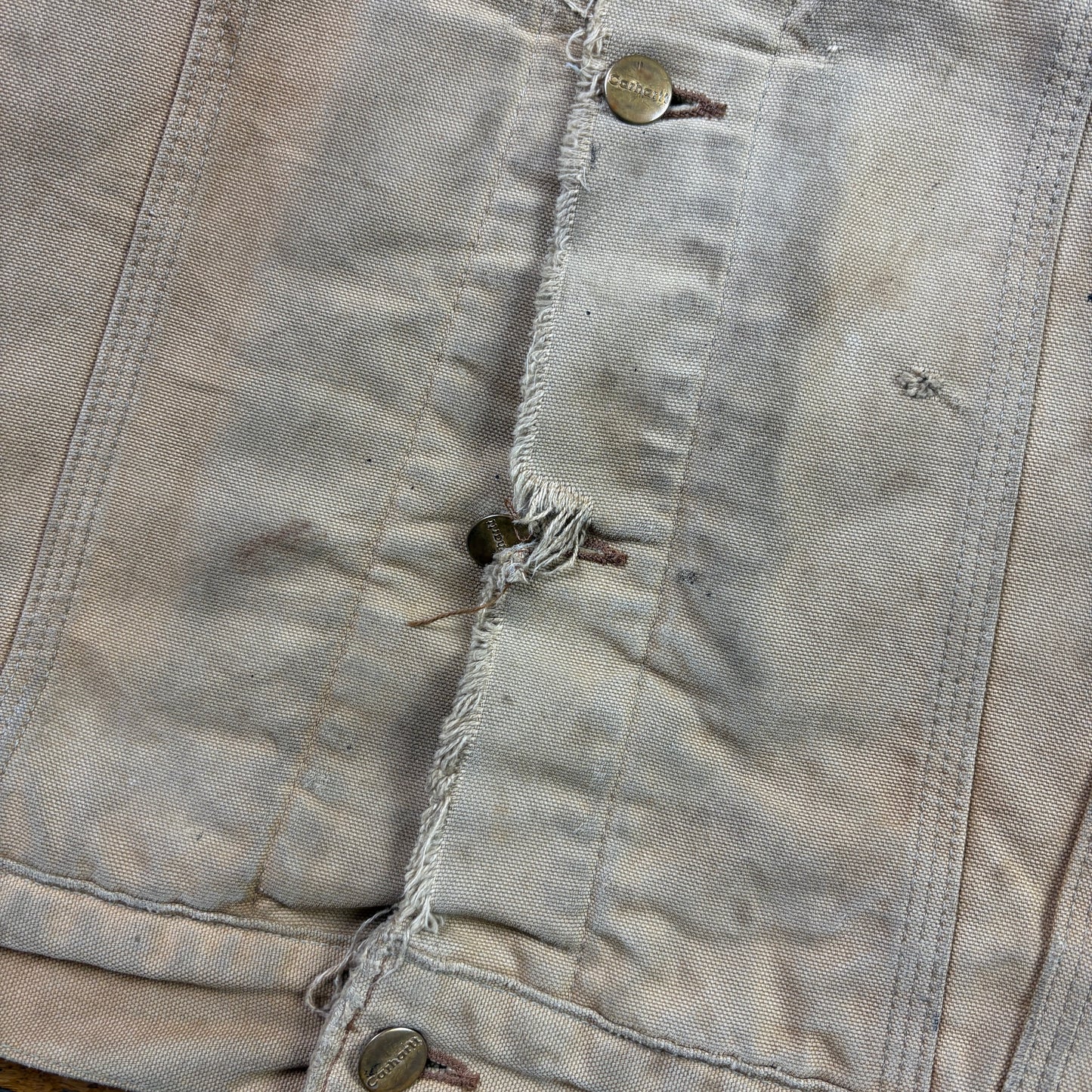 Vintage Carhartt Brown Western Trucker Workwear Jacket - M