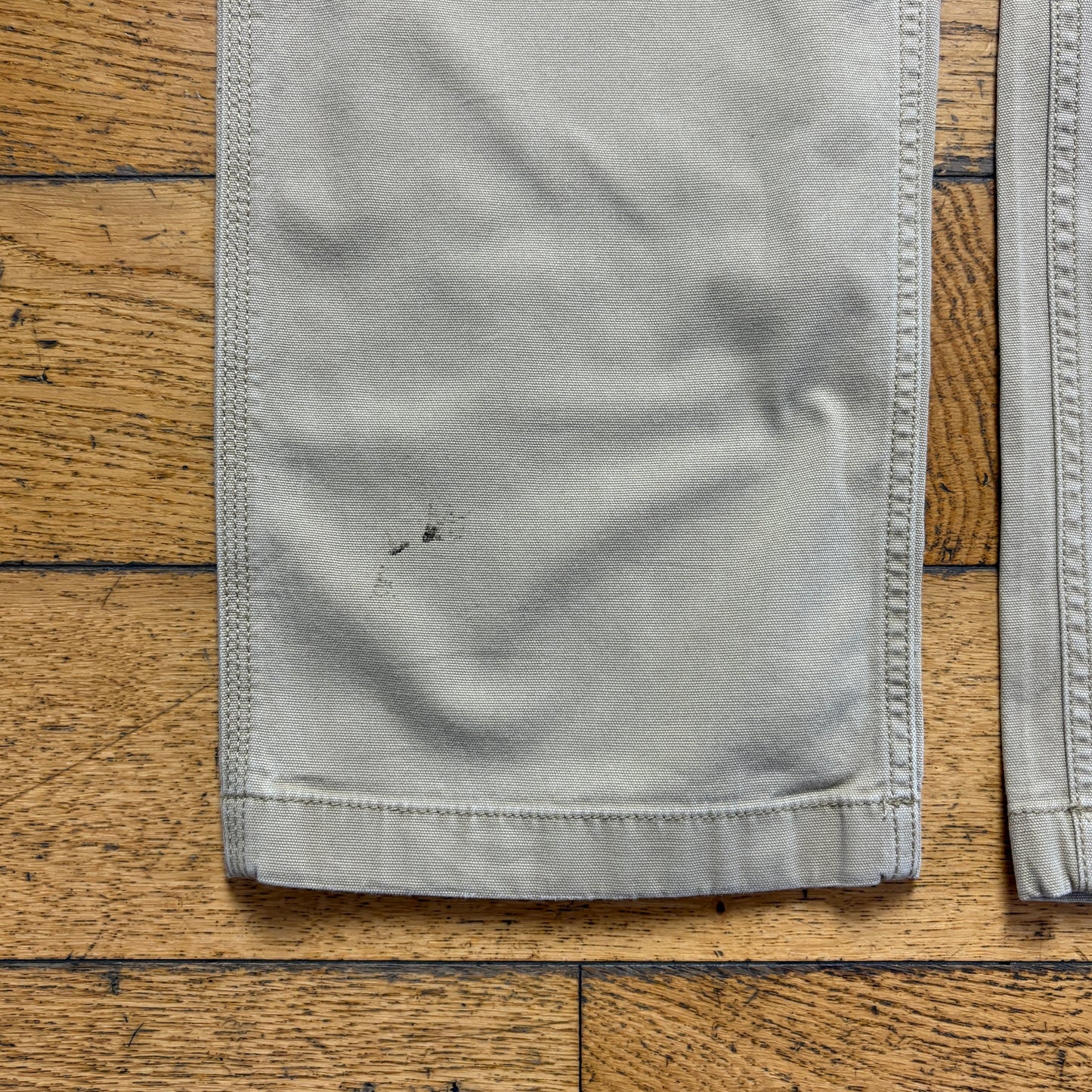 Vintage Carhartt Workwear Cream Cargo Carpenter Baggy Trousers - 38R