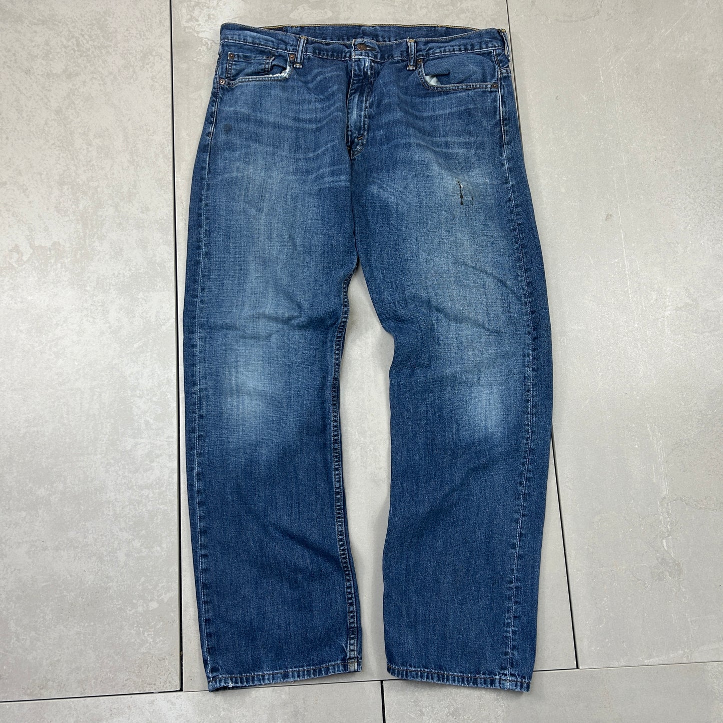 Vintage Levis 569 Baggy Blue Denim Jeans - 38