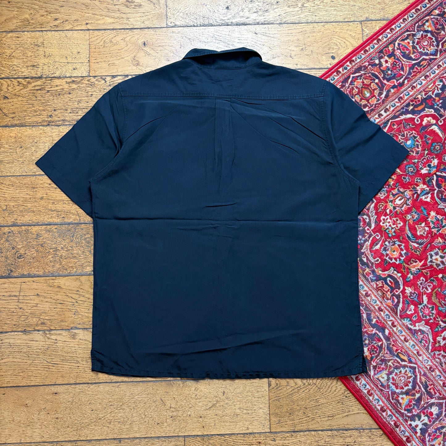 Vintage Oakley Black Metal O Short Sleeve Shirt - L