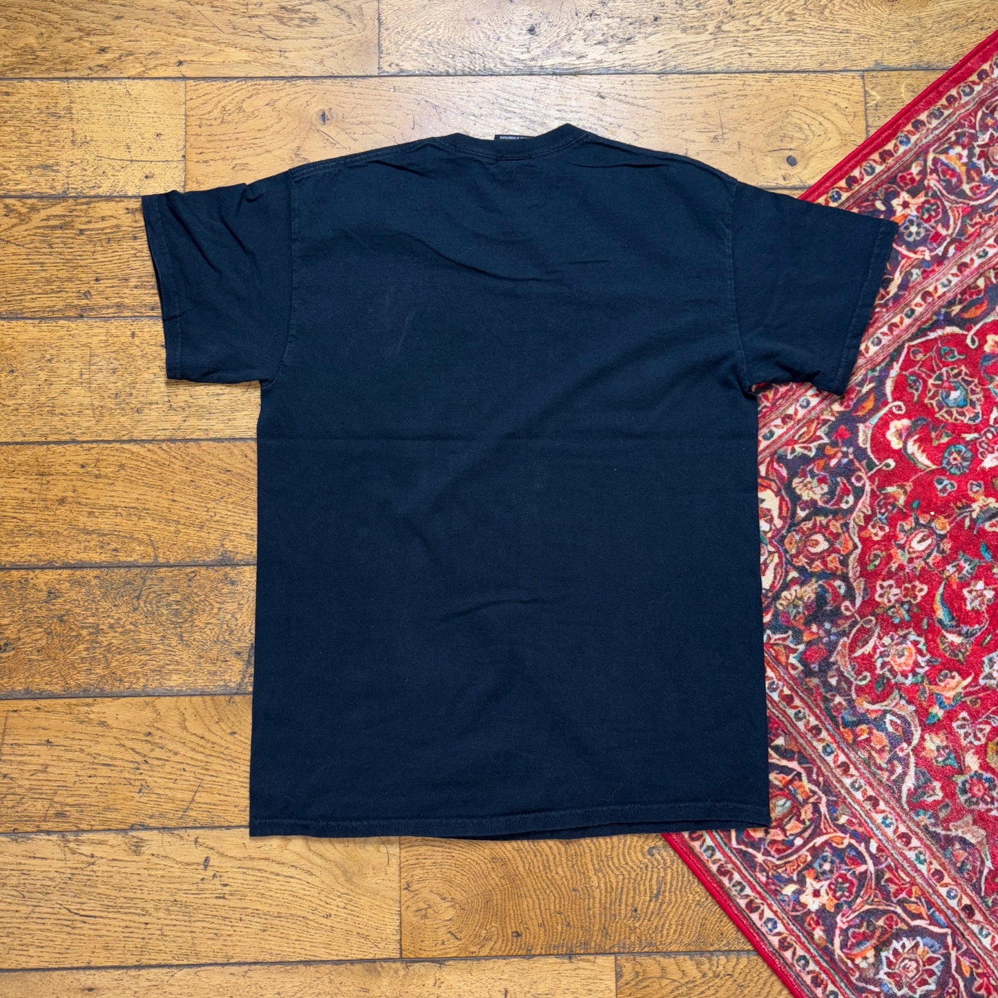 Vintage Thrasher Black Skate Graphic T-Shirt - S