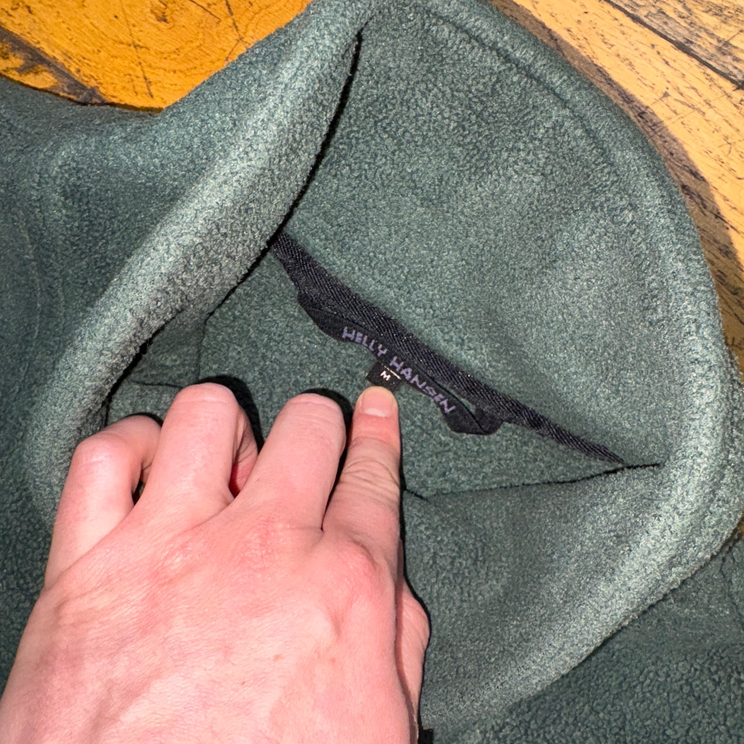 Vintage Helly Hansen Green Fleece Gilet Vest - XL