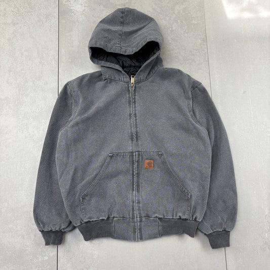 Vintage Carhartt Grey Active Workwear Jacket - M