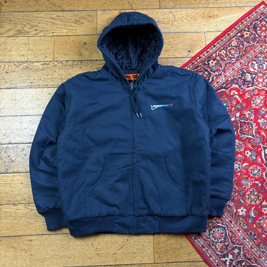 Vintage Navy Workwear Carhartt Active Style Jacket - L