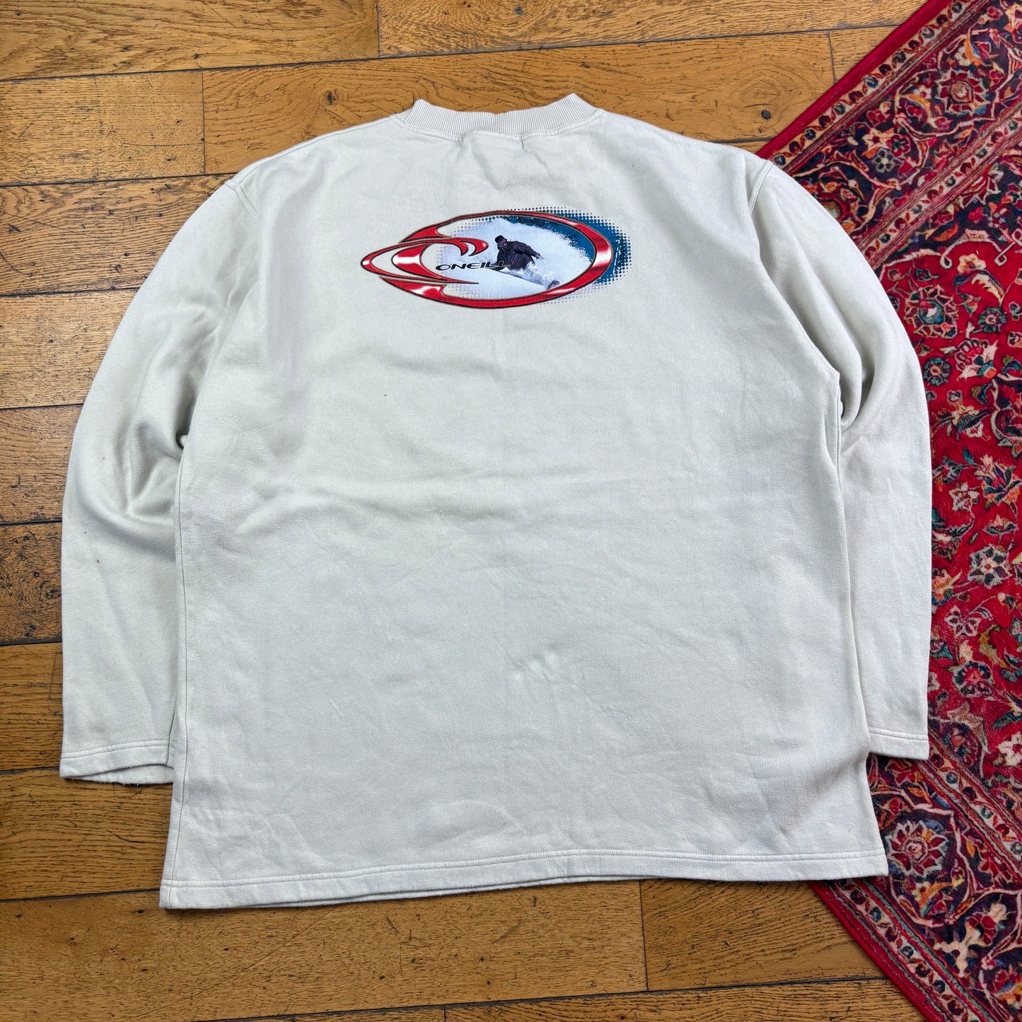Vintage Oneill Cream Surfwear Sweatshirt - XL