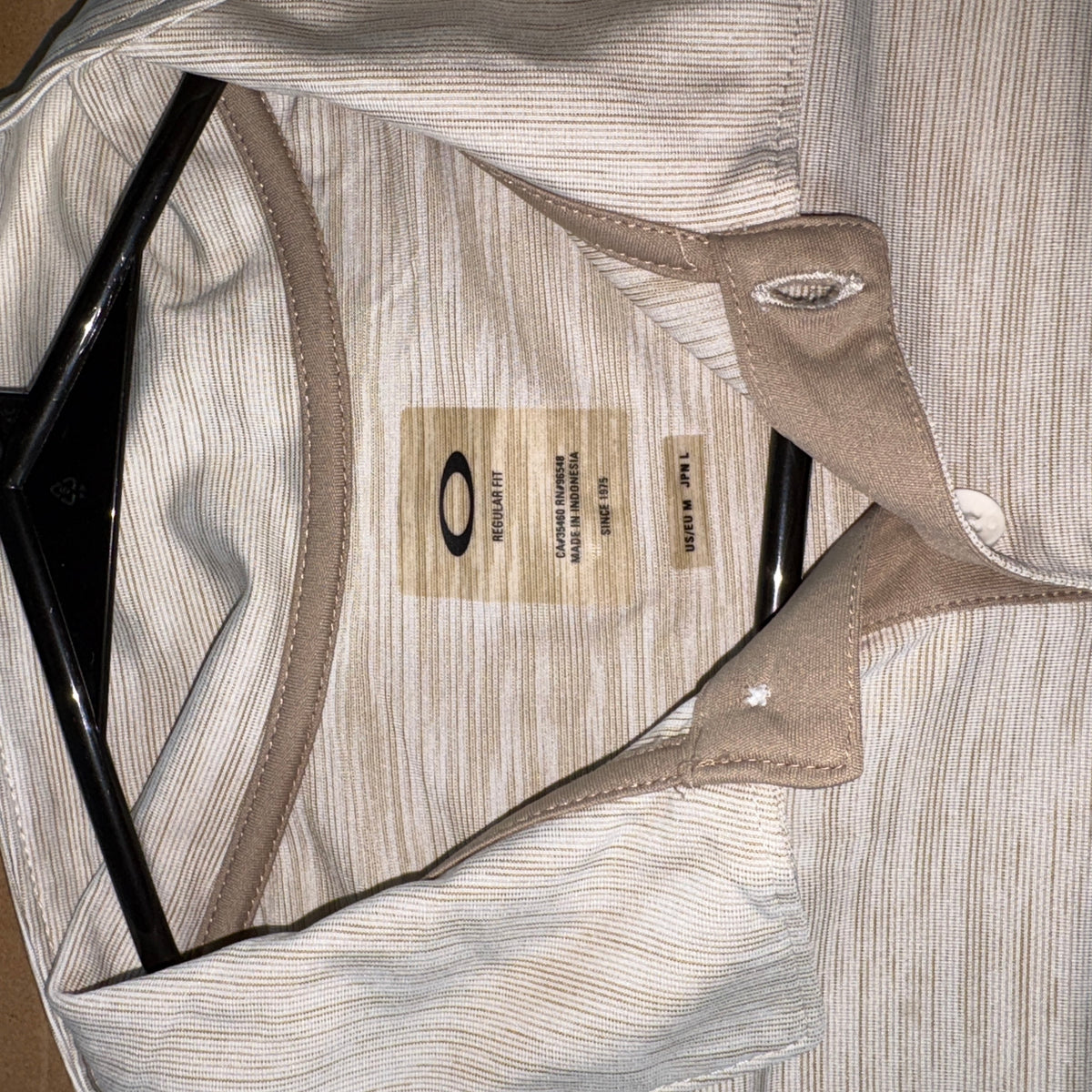 Oakley Cream Golf Polo T Shirt - M
