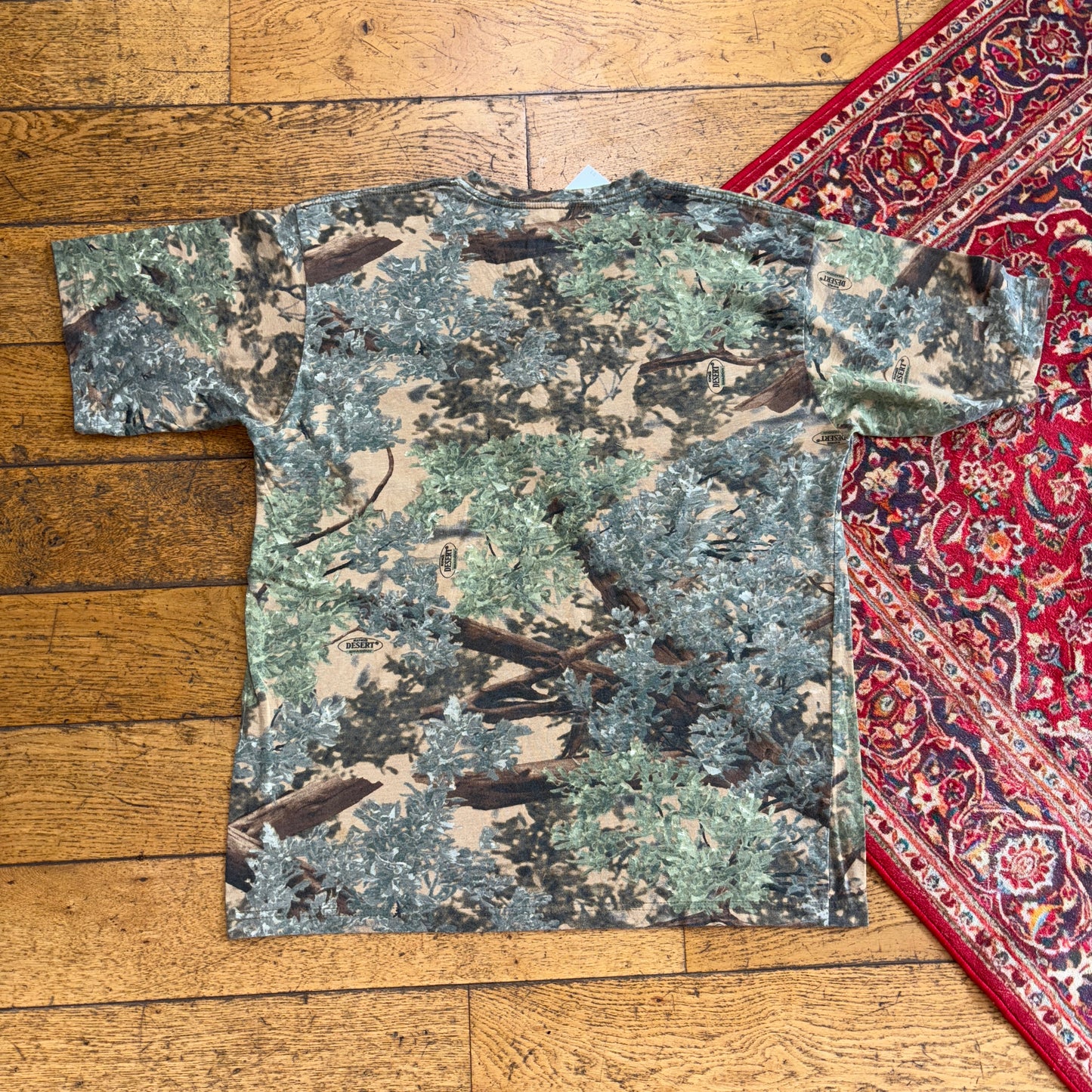 Vintage Realtree Camo Green T-Shirt - L
