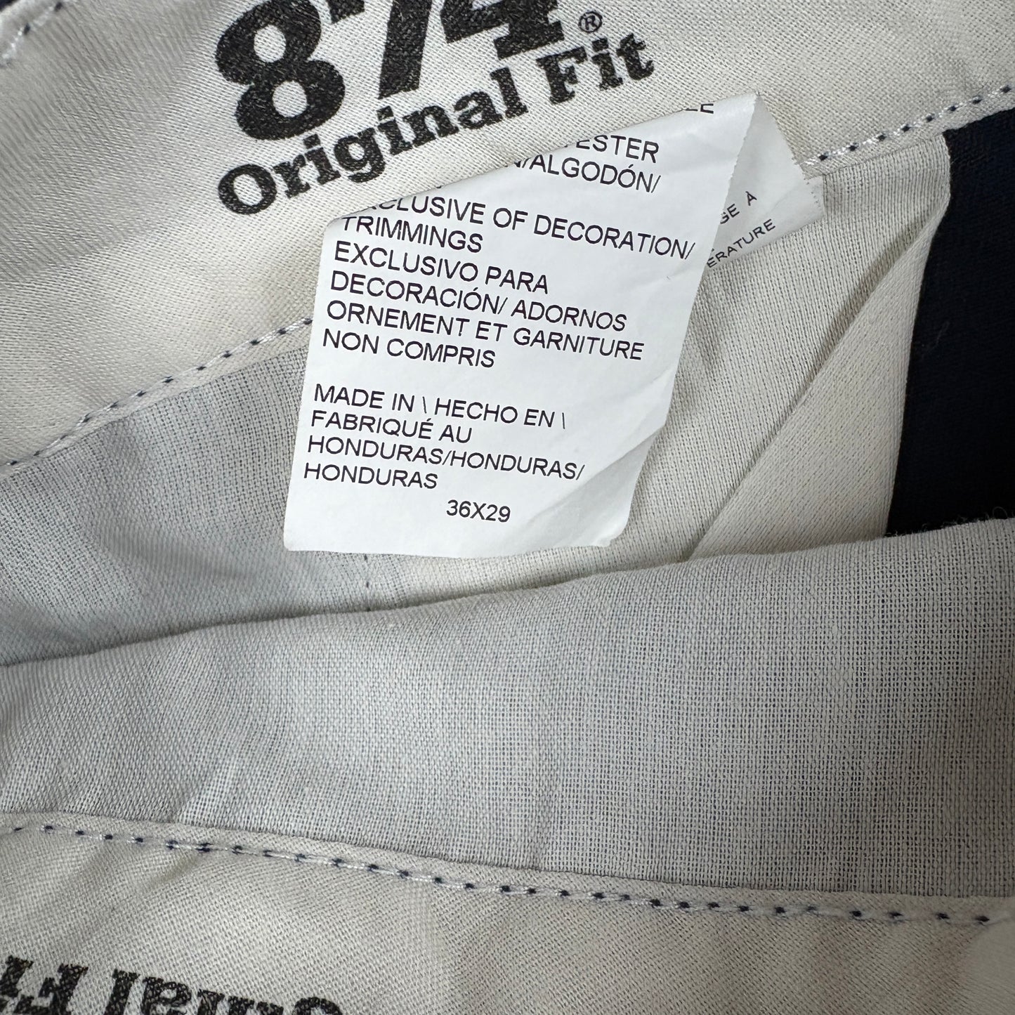 Vintage Dickies 874 Navy Baggy Skate Chino Trousers - 36