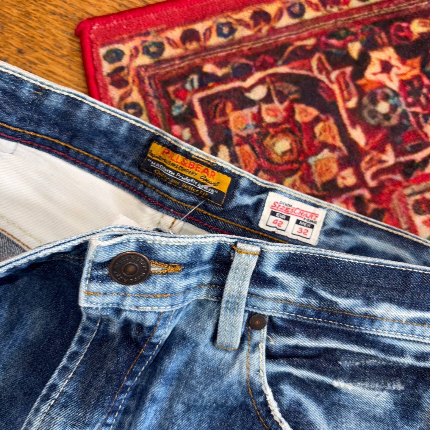 Vintage Pull and Bear Blue Denim Shorts - 32