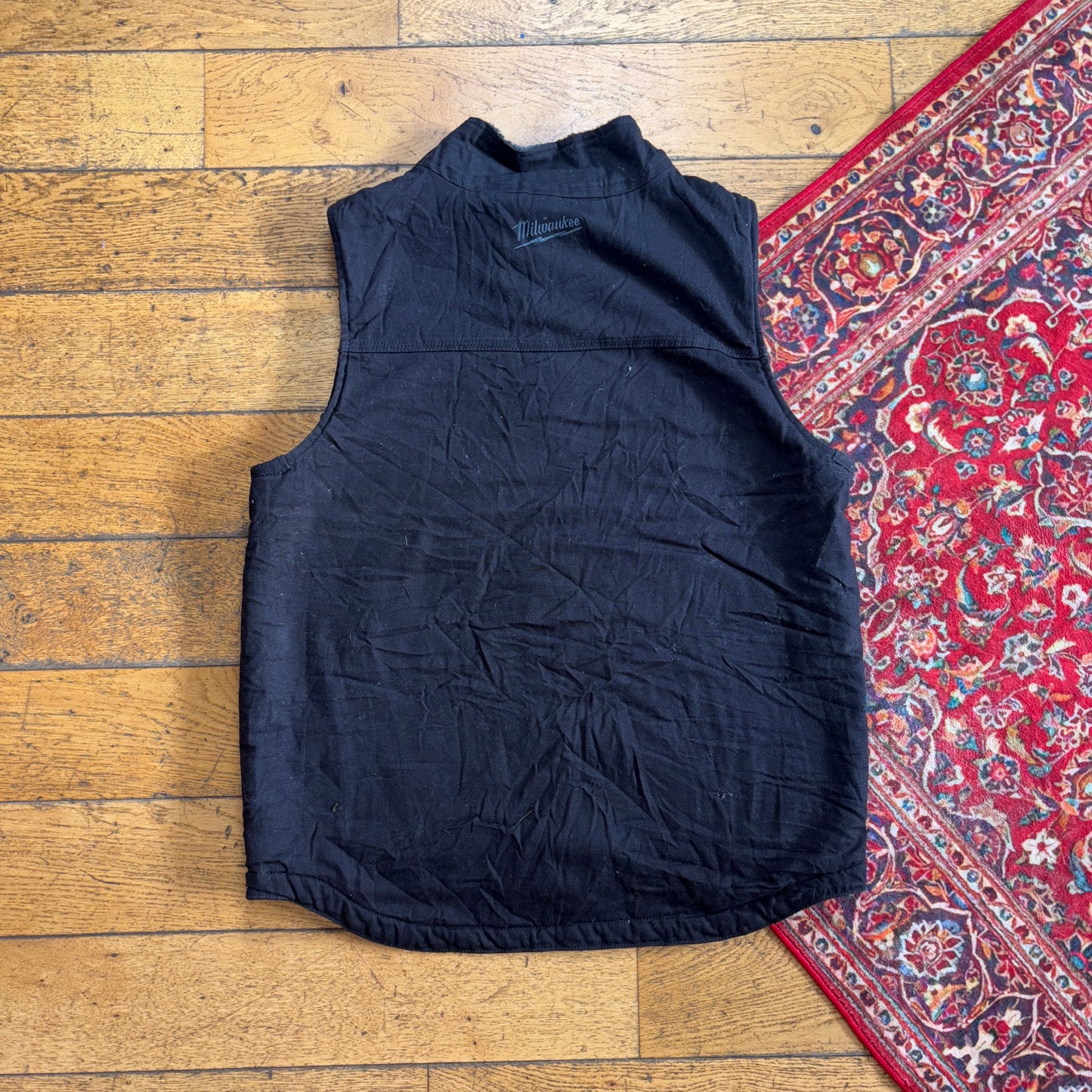 Vintage Milwaukee Black Workwear Carhartt Style Gilet Vest - M