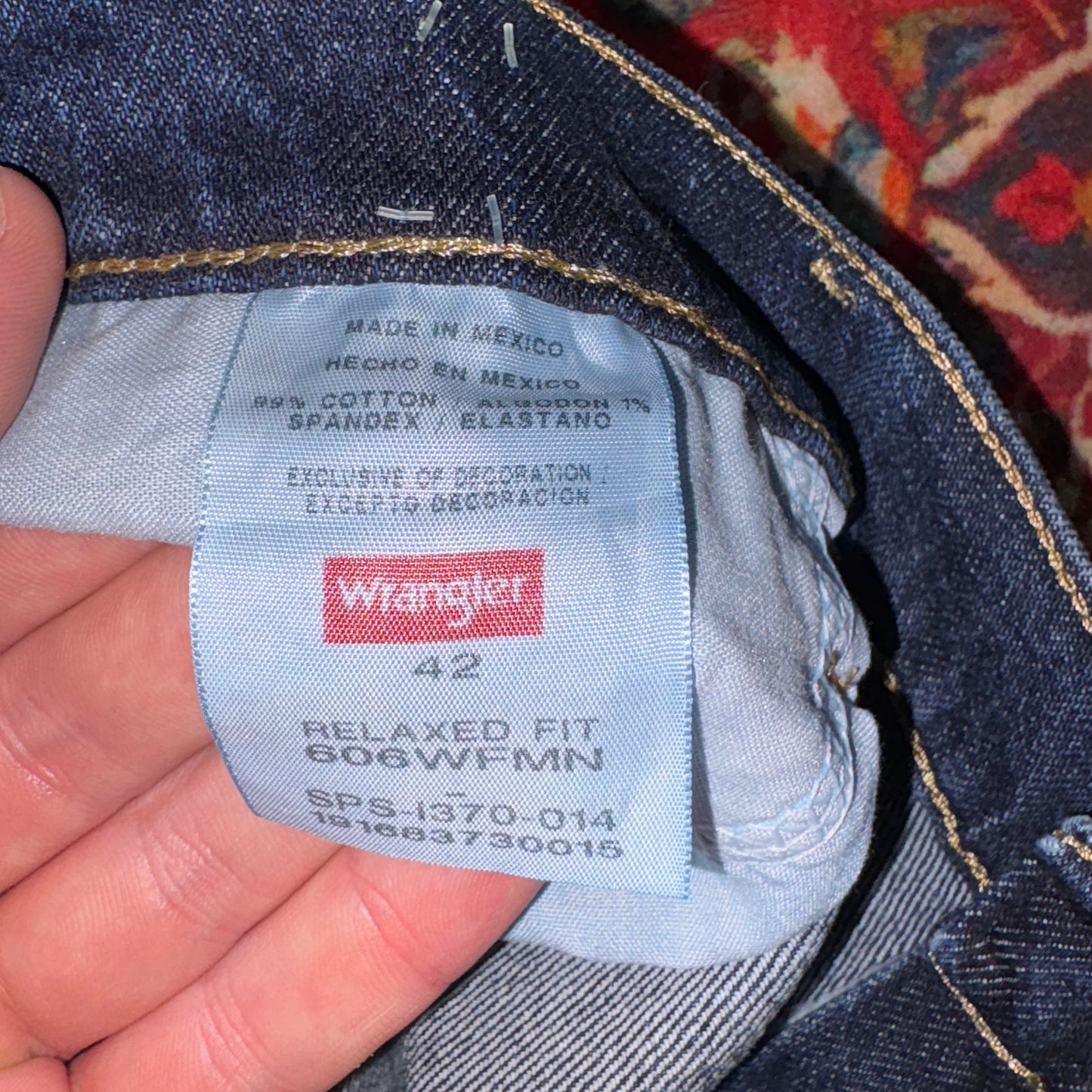 Vintage Wrangler Denim Carpenter Blue Baggy Shorts - 42