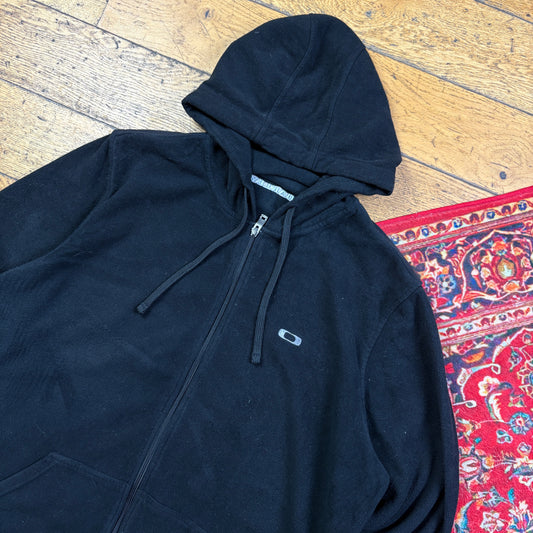 Oakley Black Fleece Hoodie Embroidered Sweatshirt - XL