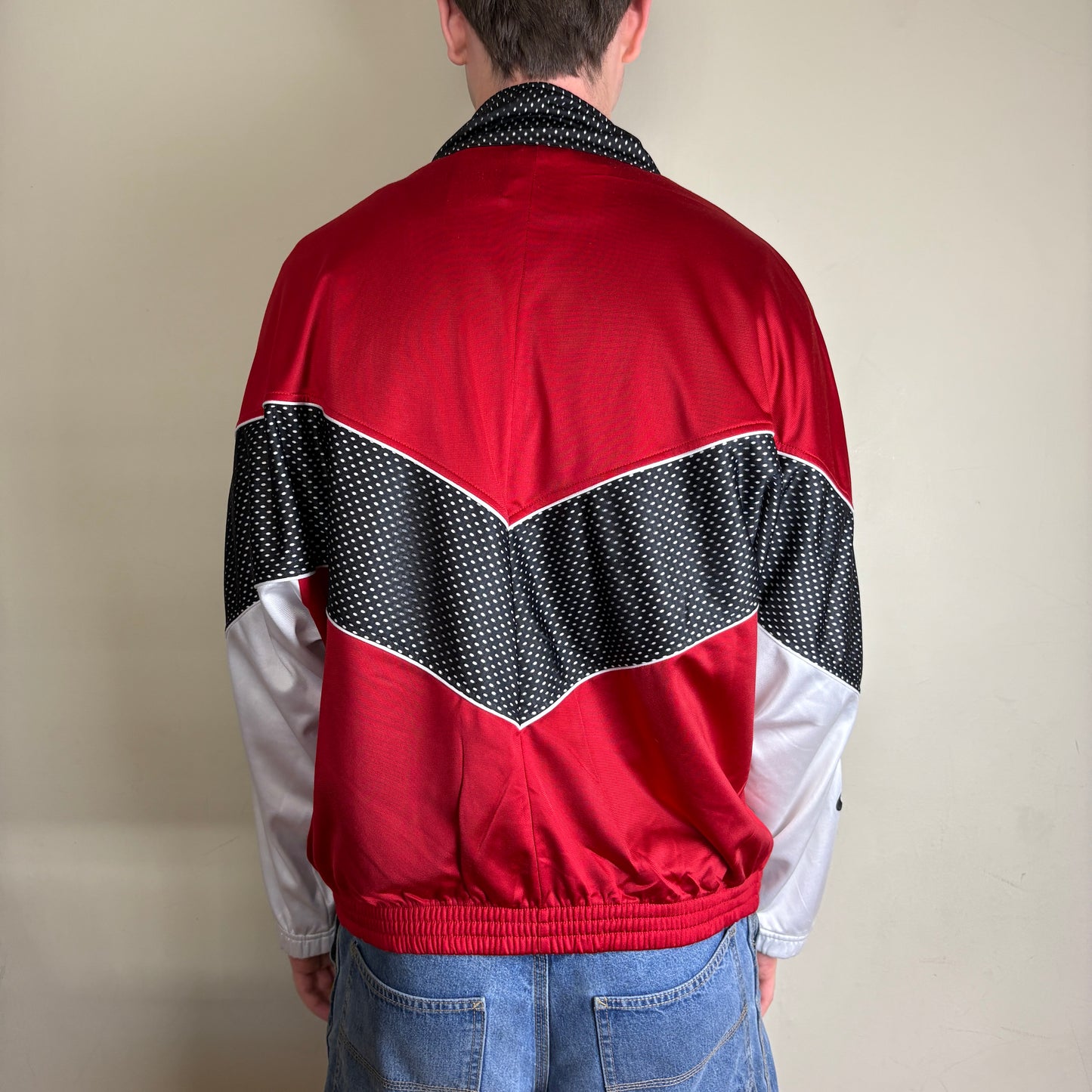 Vintage Nike Basketball 90s Red Track Jacket - XL