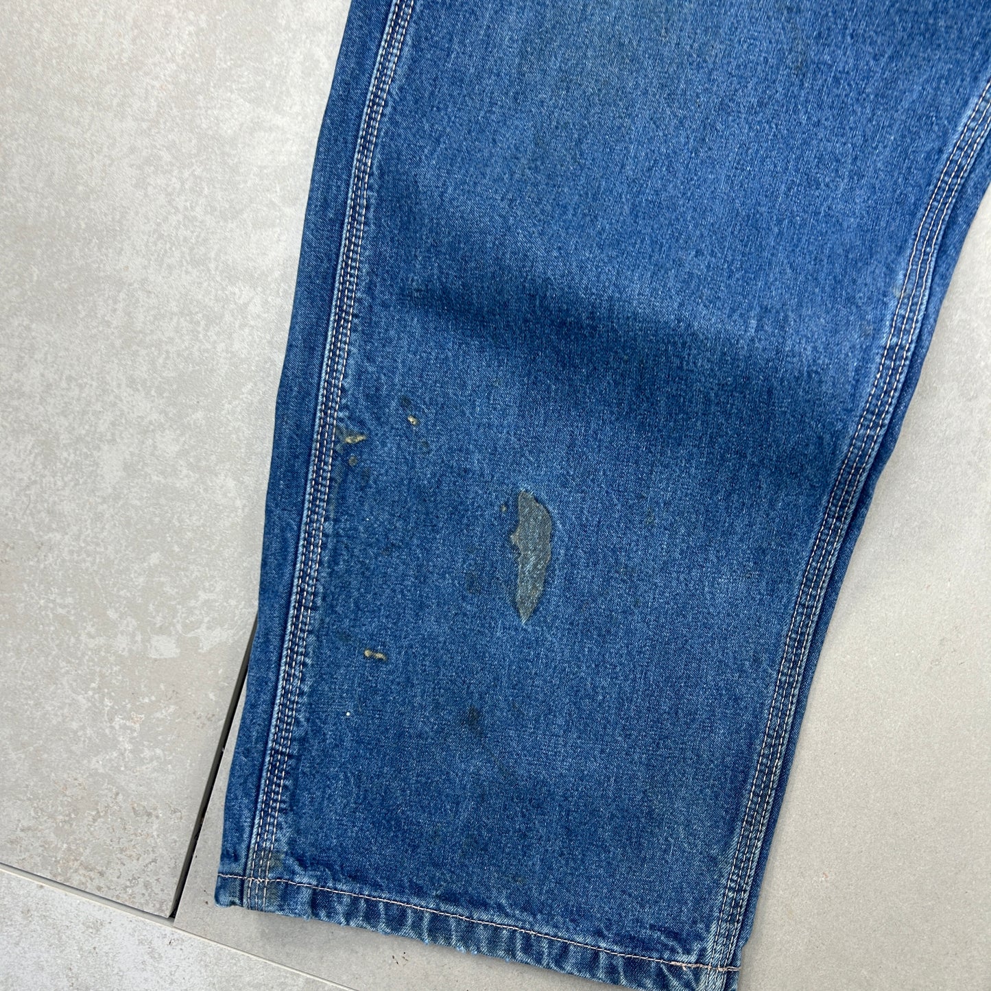 Vintage Carhartt Blue Workwear Carpenter Baggy Jeans - 40