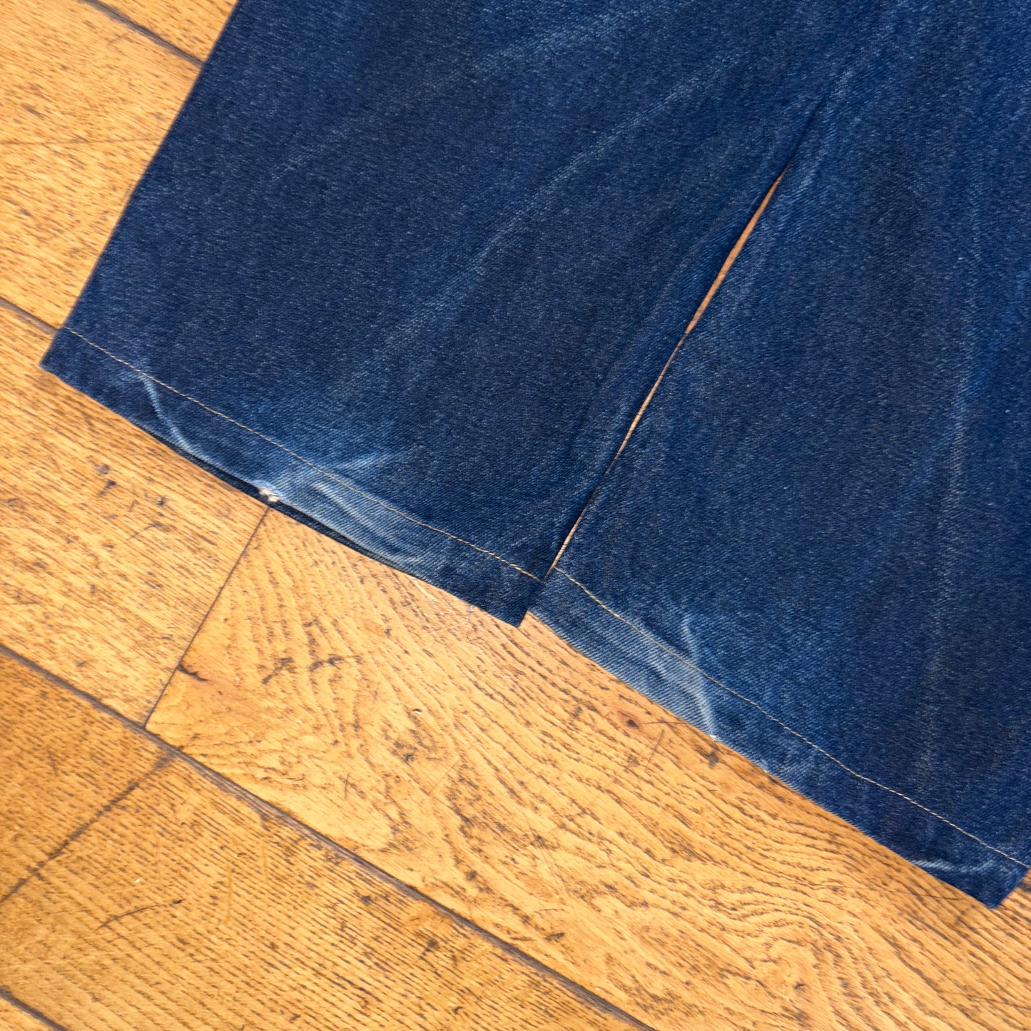 Vintage Mek Blue Embroidered Y2K Hip Hop Baggy Jeans - 34