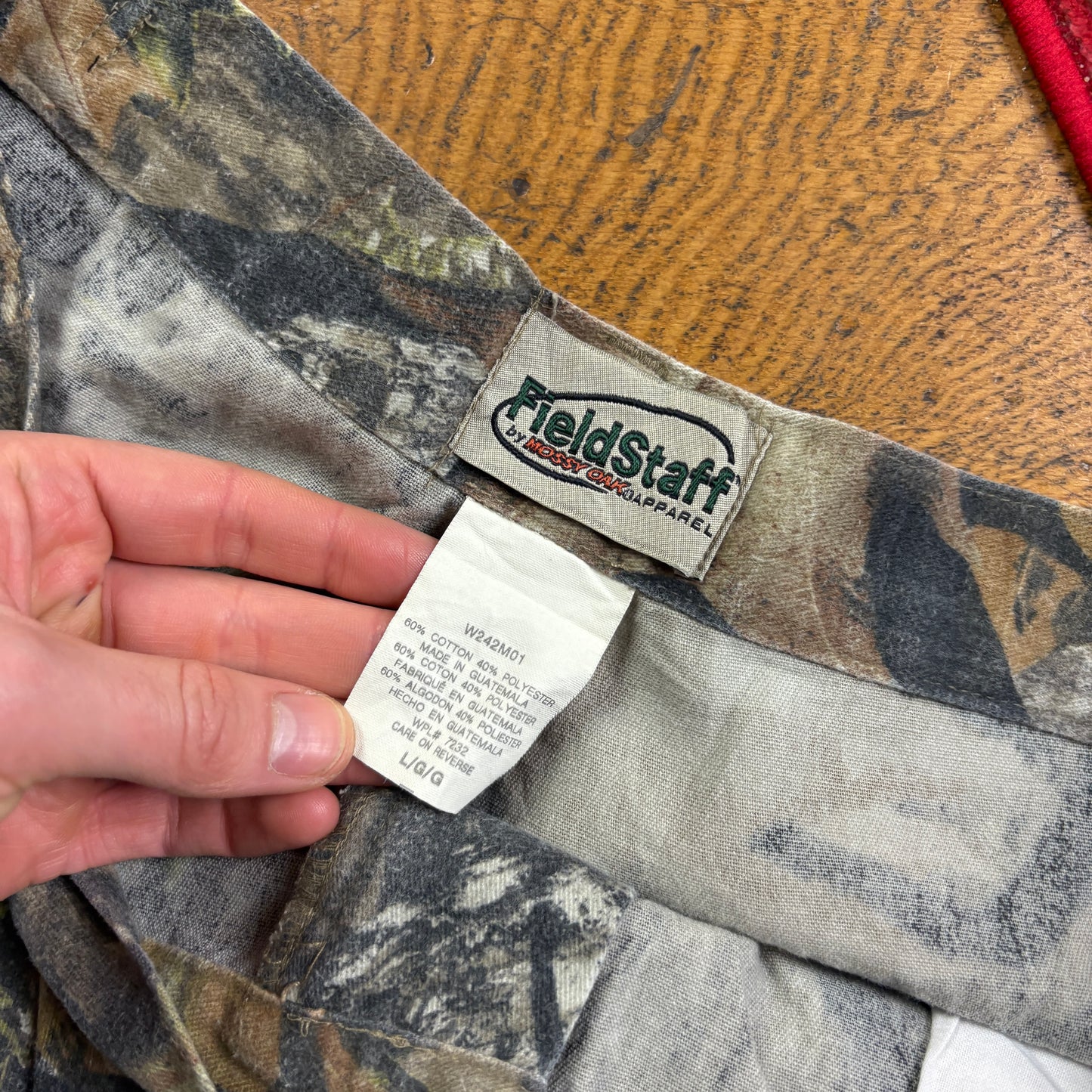 Vintage Real Tree Camo Green Hunting Workwear Trousers - 36