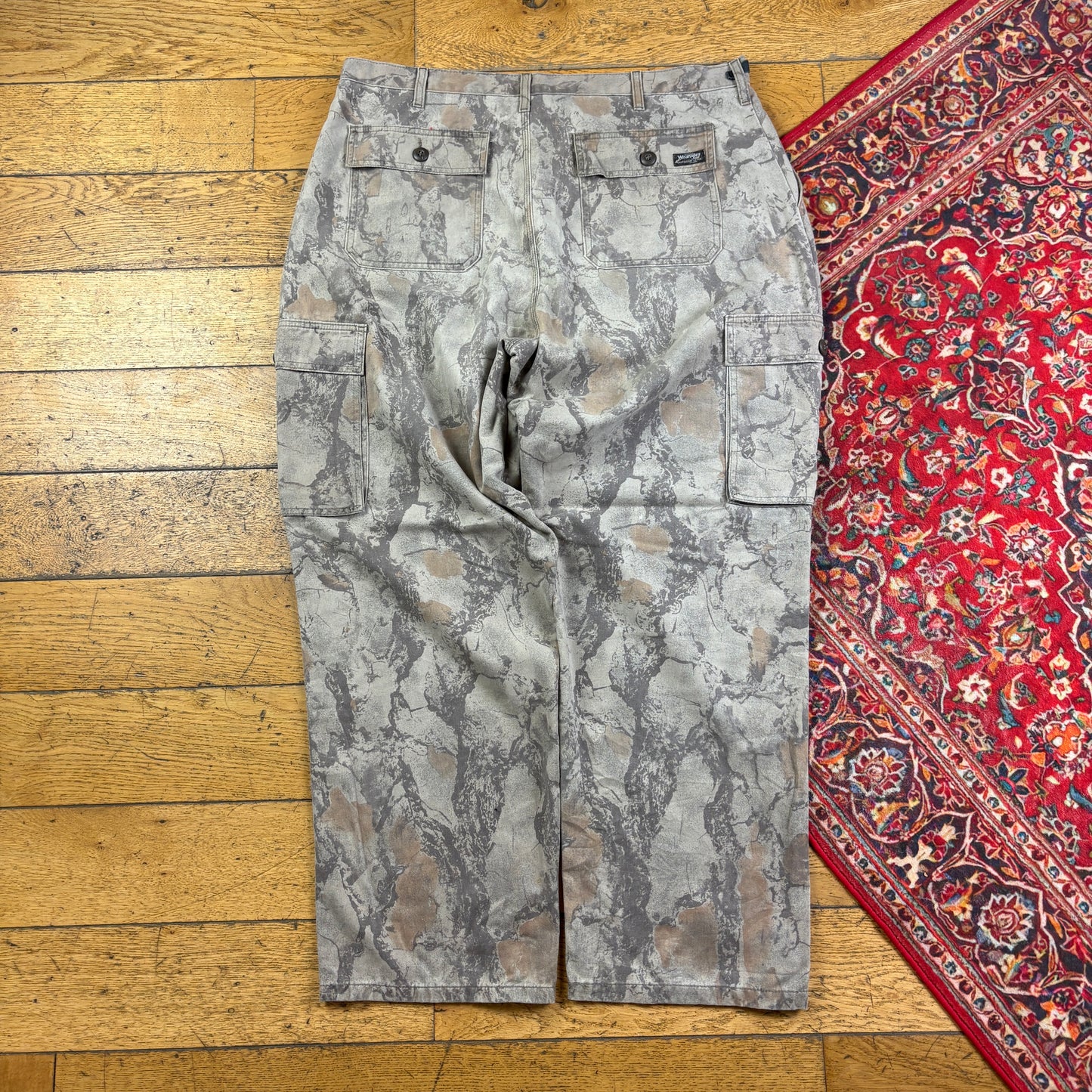 Vintage Real Tree Camo Brown Hunting Workwear Trousers - 40
