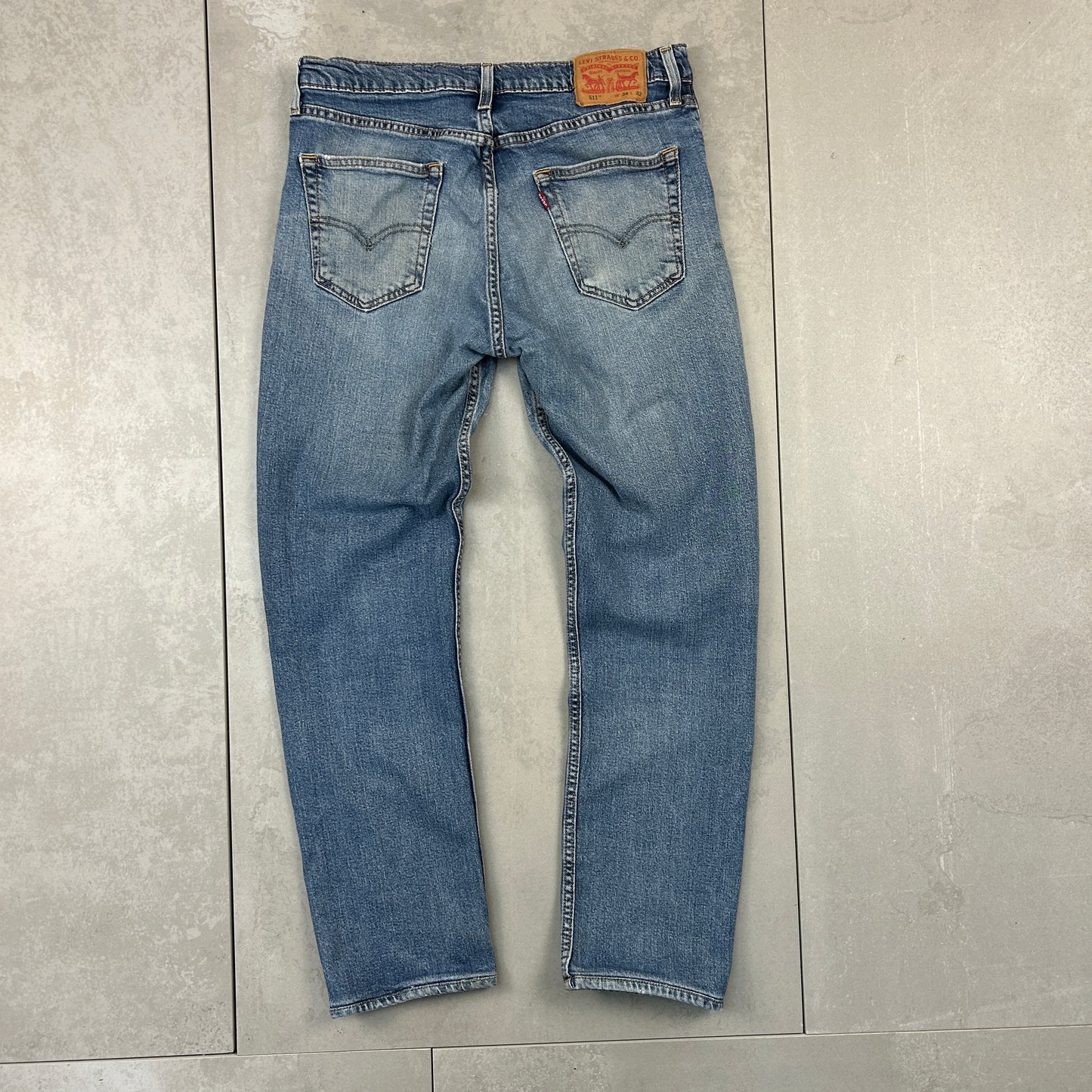 Vintage Levis 511 Slim Blue Denim Jeans - 34