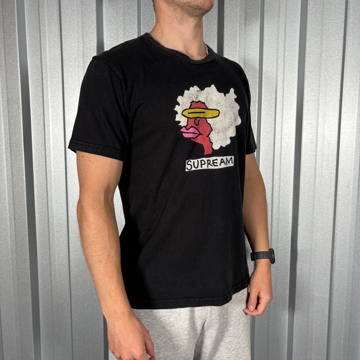 Supreme Supream Gonz Black Graphic T Shirt - M