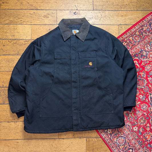 Vintage Carhartt Black Arctic Workwear Jacket - 2XL