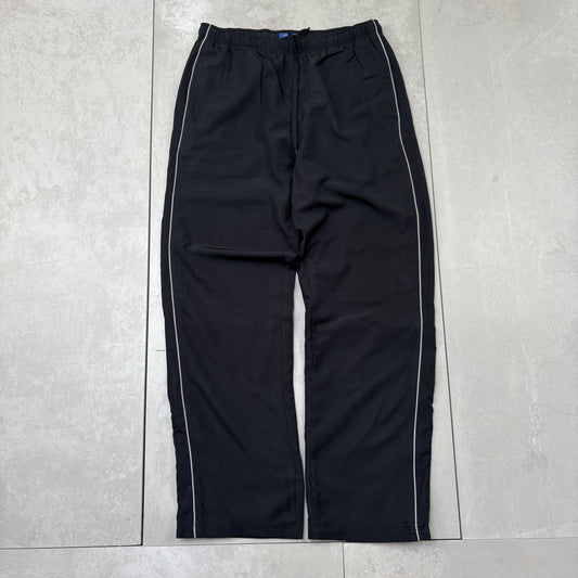 Vintage Reebok Black Baggy Tracksuit Sweatpants Track Pants Bottoms - 32