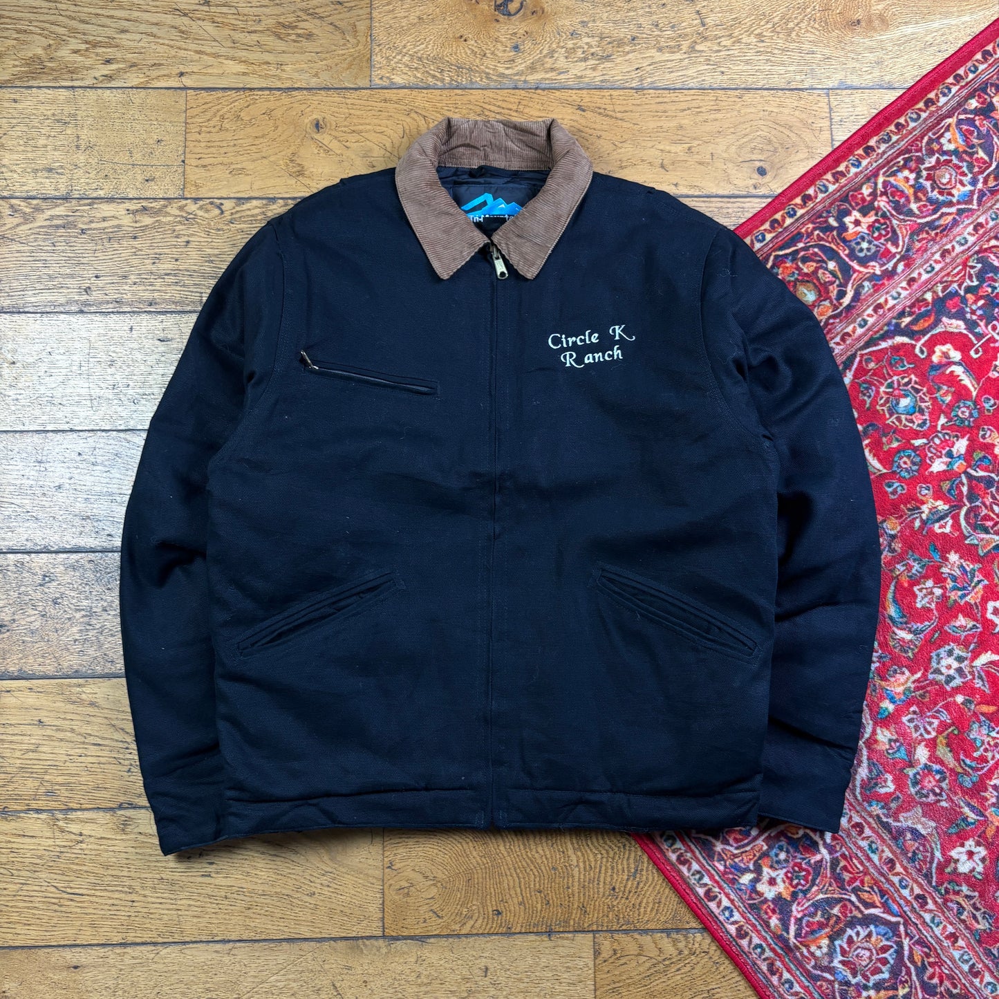 Vintage Black Workwear Carhartt Detroit Style Jacket - M