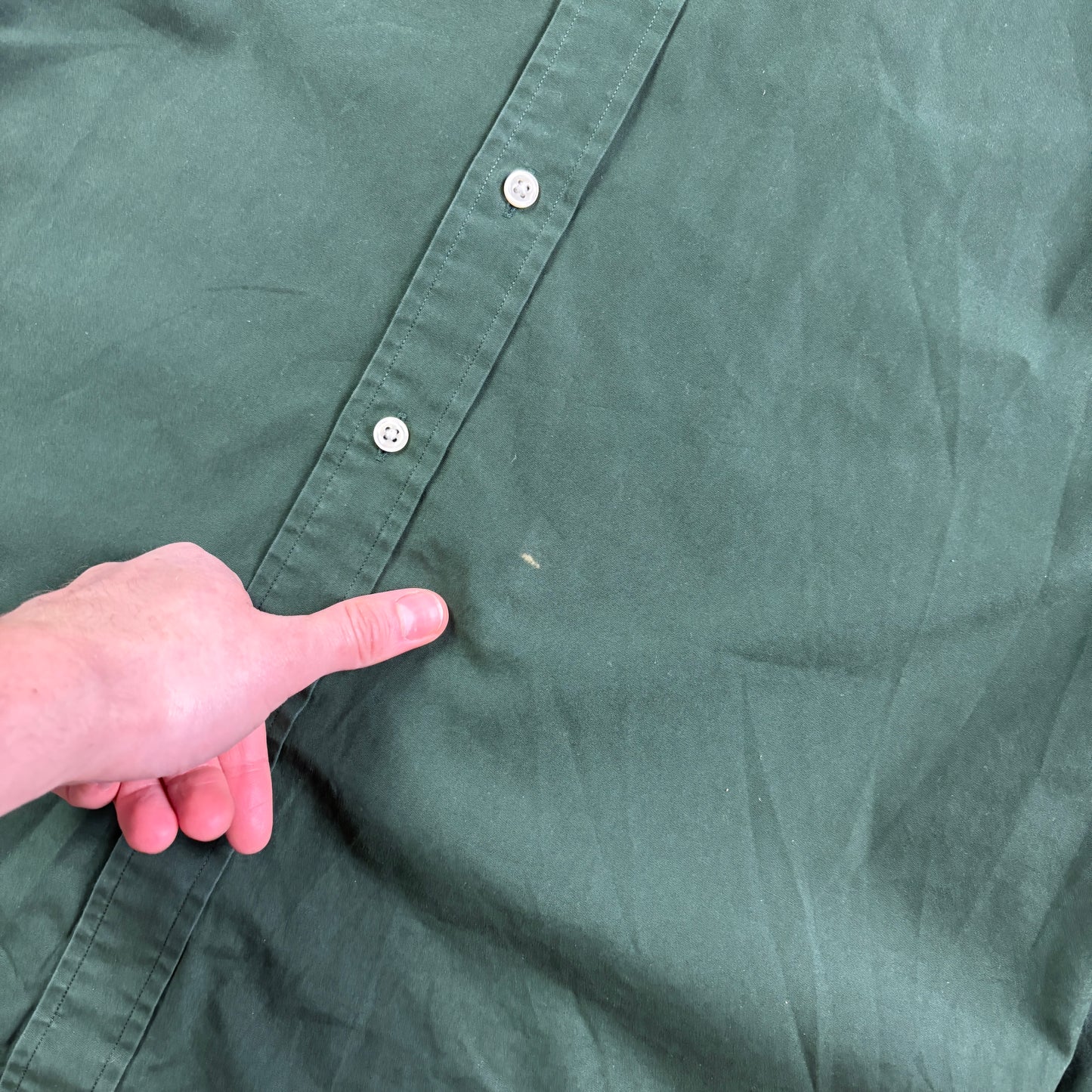 Vintage Ralph Lauren Green Embroidered Shirt - M