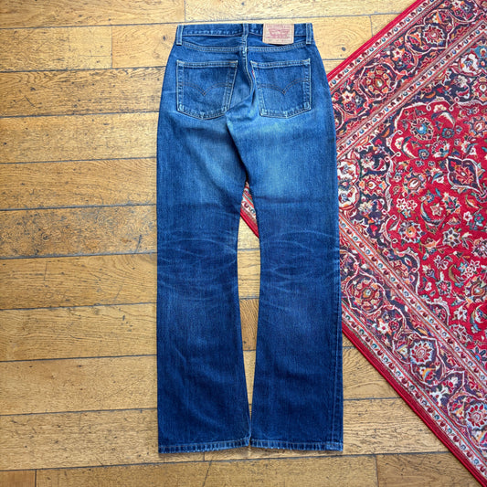 Vintage Levis 555 Bootcut Blue Denim Jeans - 30L