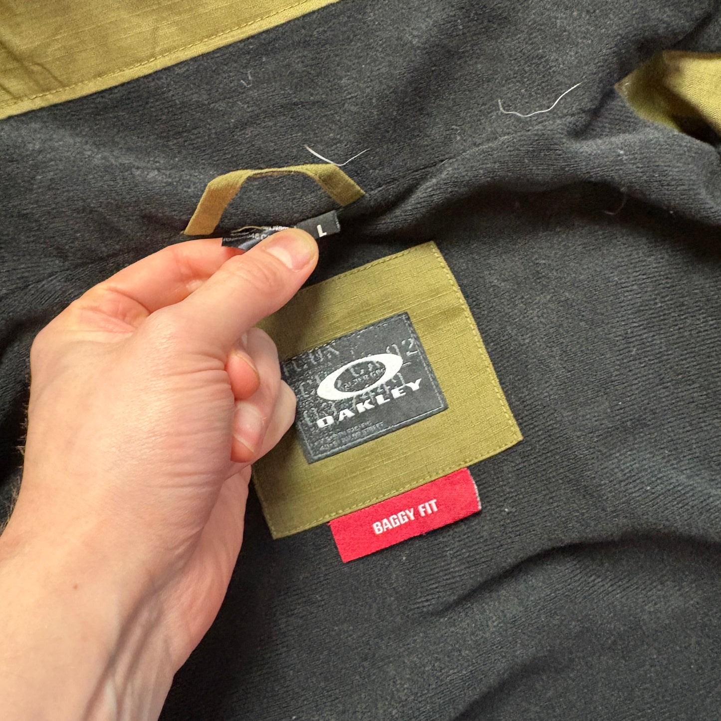 Vintage Oakley Green Ski Technical Jacket Coat - L