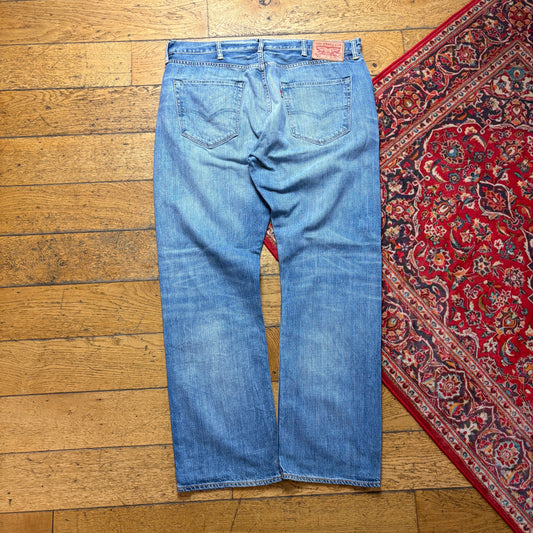 Vintage Levis 501 Straight Blue Denim Jeans - 38R