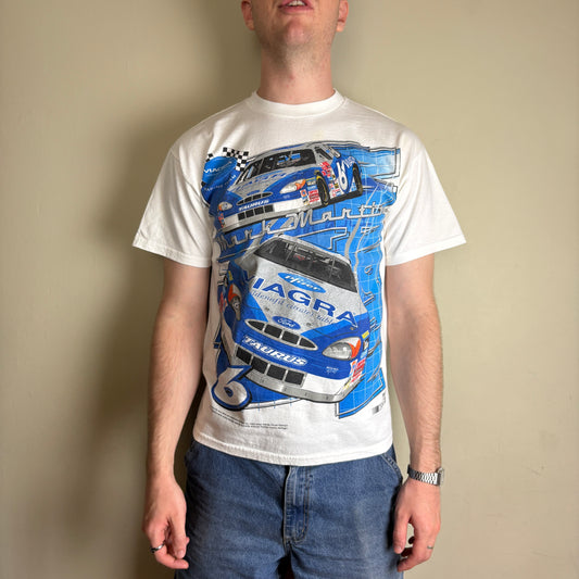 Vintage Nascar Viagra White Graphic T-Shirt - S