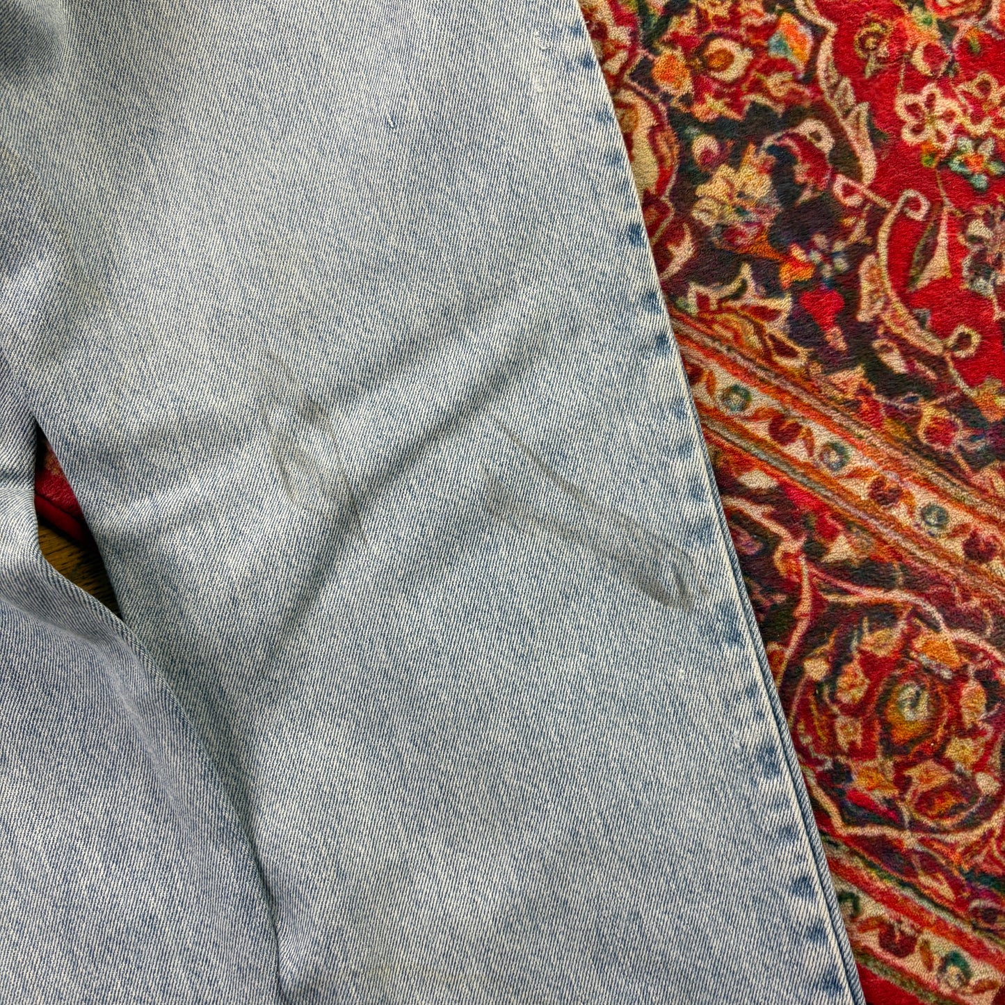 Vintage Levis 551 Tapered Relaxed Blue Denim Jeans - Size 10