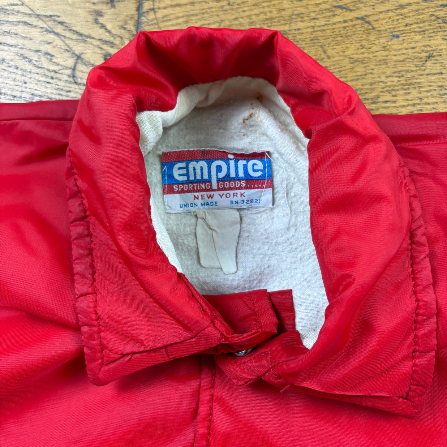 Vintage Red Nylon Coach Harrington Jacket - M