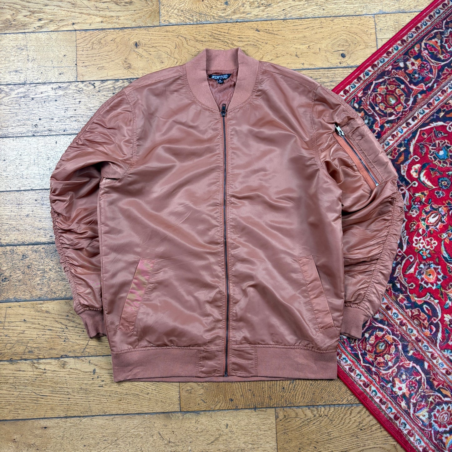 Vintage Brown MA-1 Bomber Jacket - M