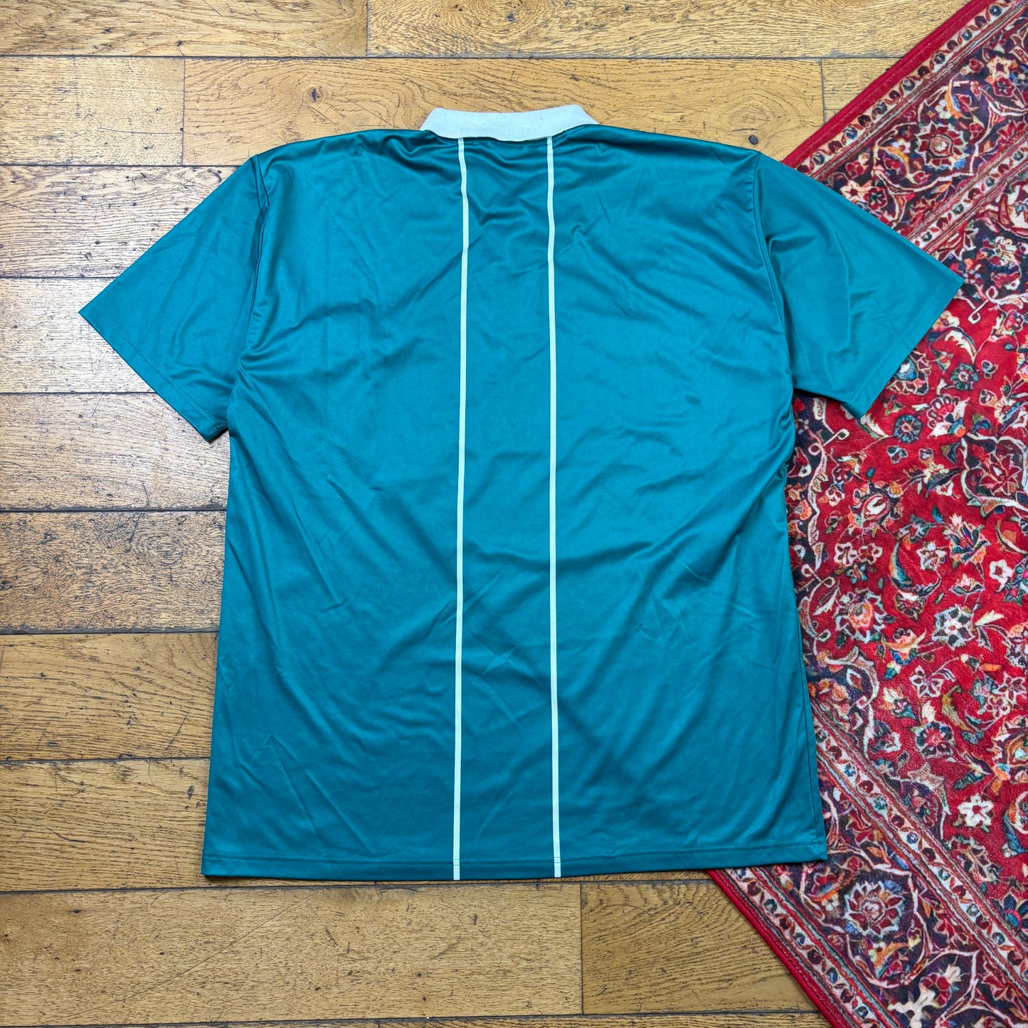 Vintage Erima Green Football Polo T Shirt - XL
