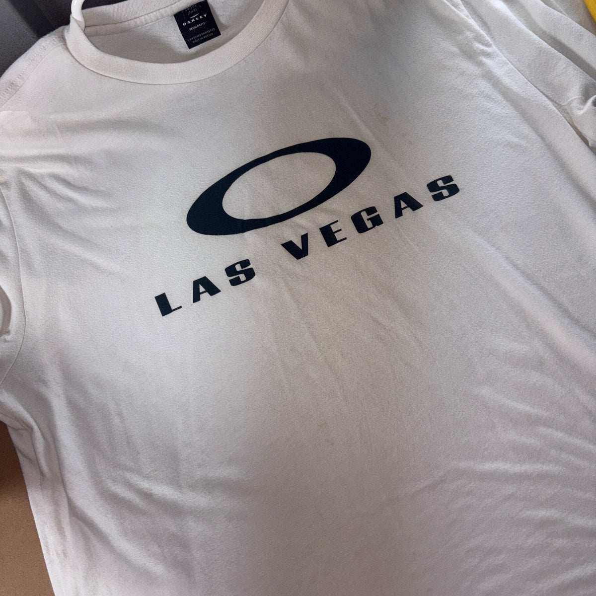 Oakley White Graphic T Shirt - M